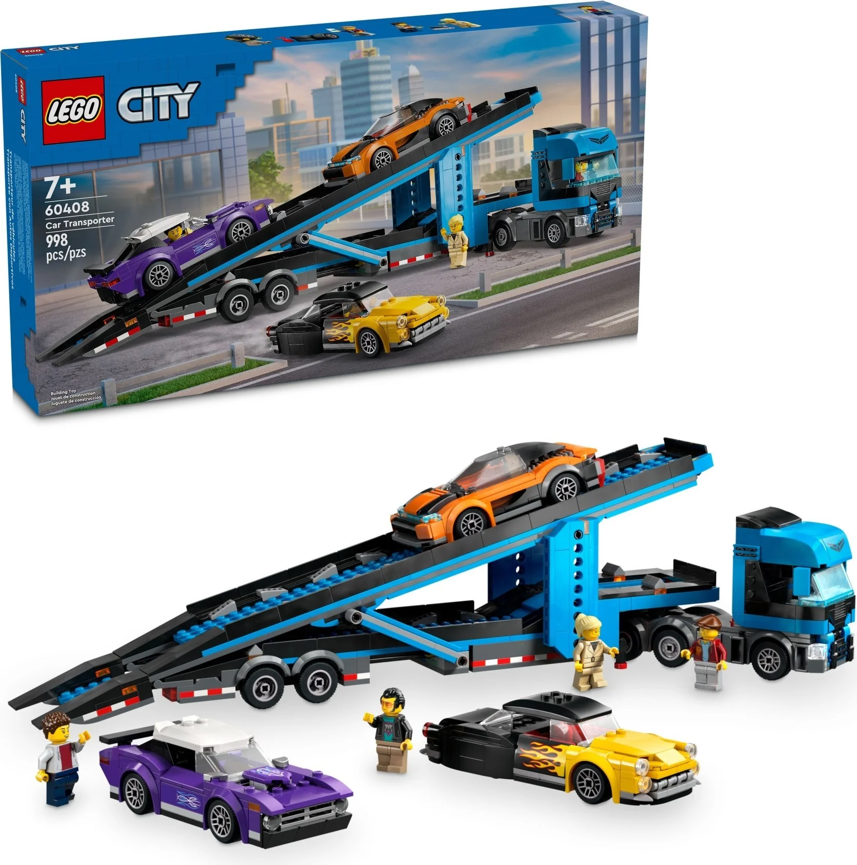 LEGO® 60408 Laweta z samochodami sportowymi - zdjęcie 7