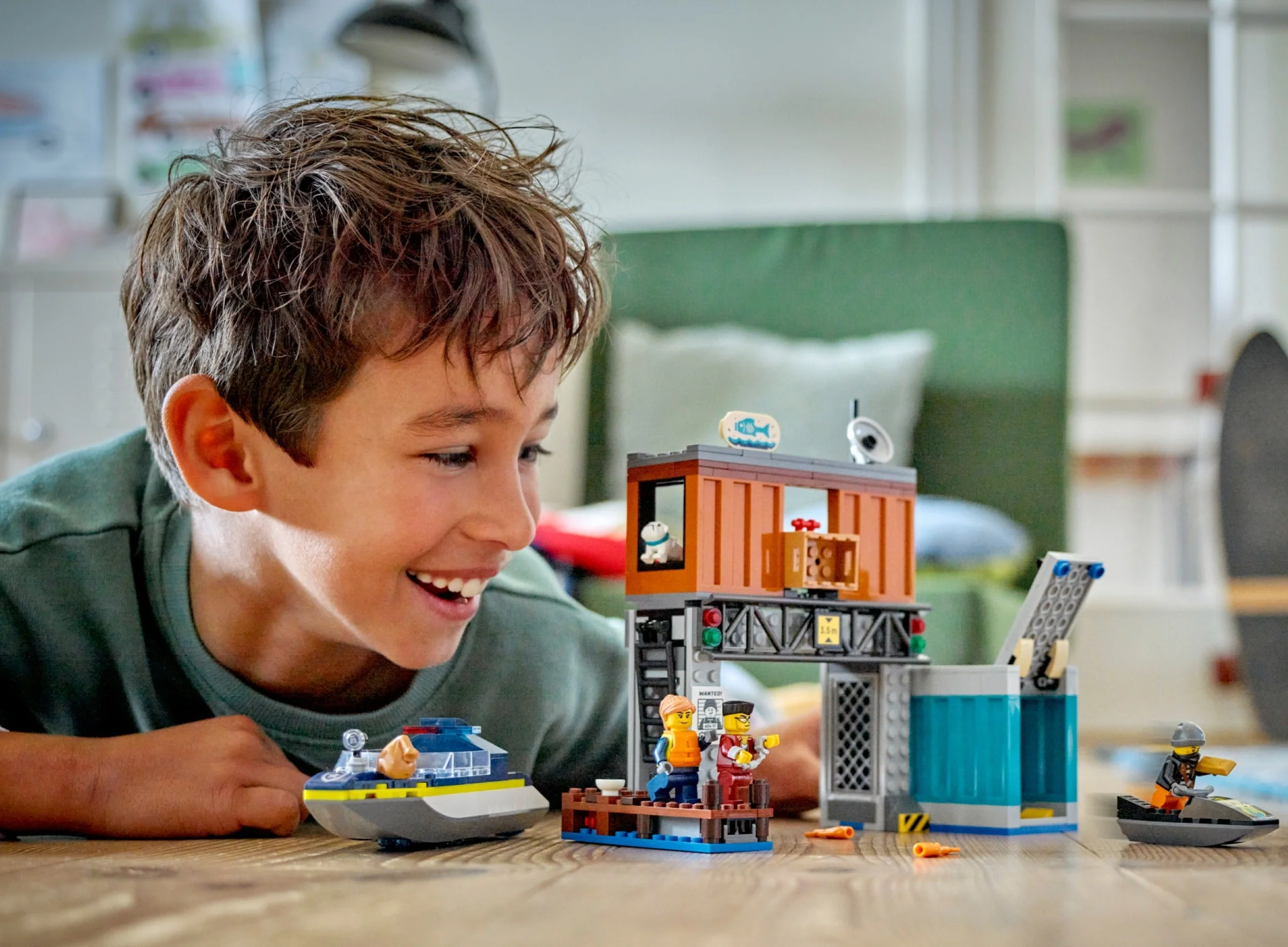 LEGO® 60417 Lego City Policyjna Motorówka I Kryjówka Złodziejaszków - zdjęcie 8