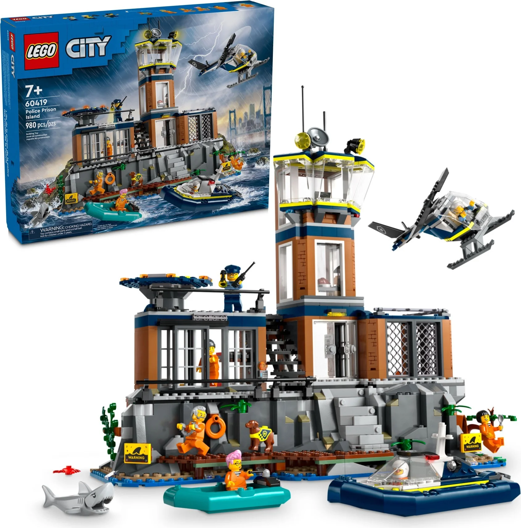 LEGO® 60419 Policja z Więziennej Wyspy - zdjęcie 1