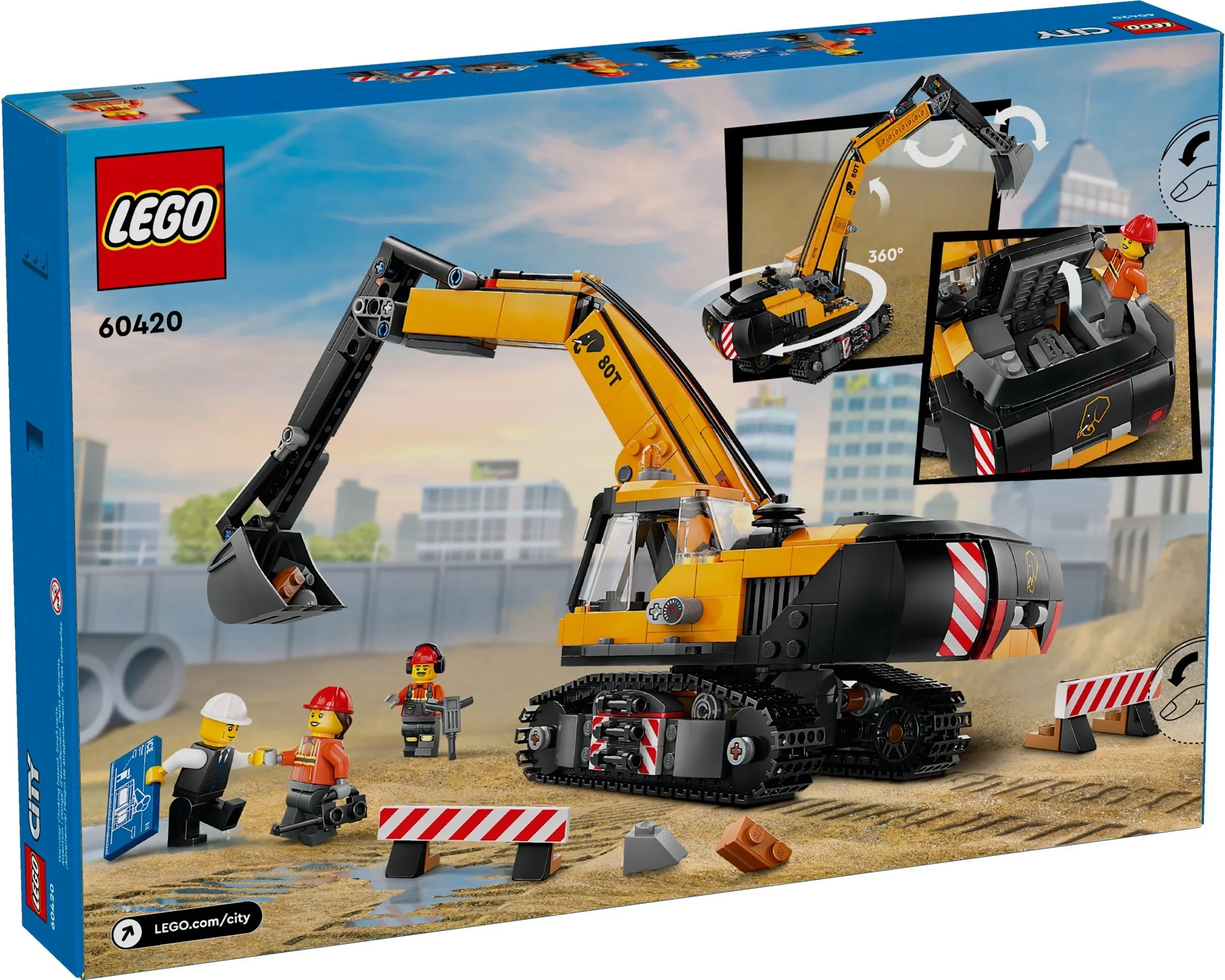 LEGO® 60420 City Żółta Koparka - zdjęcie 6