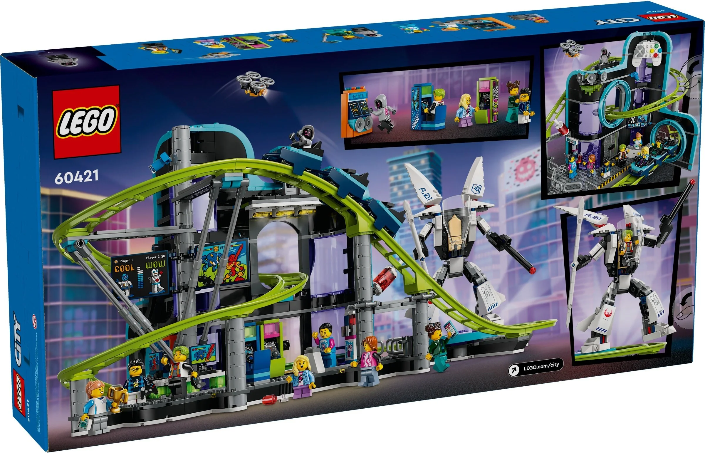 LEGO® 60421 Park Świat Robotów z Rollercoasterem - zdjęcie 5