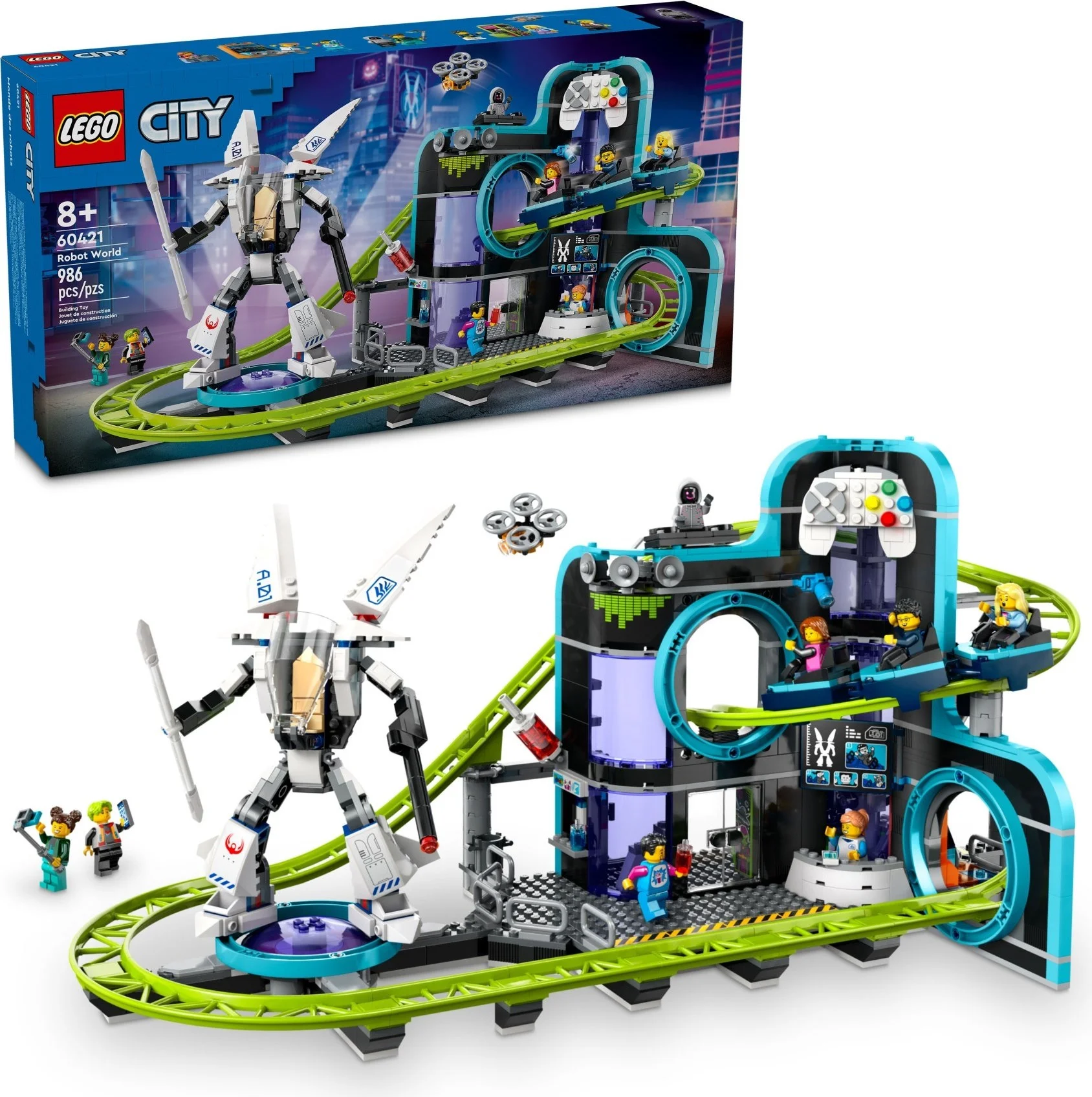 LEGO® 60421 Park Świat Robotów z Rollercoasterem - zdjęcie 6