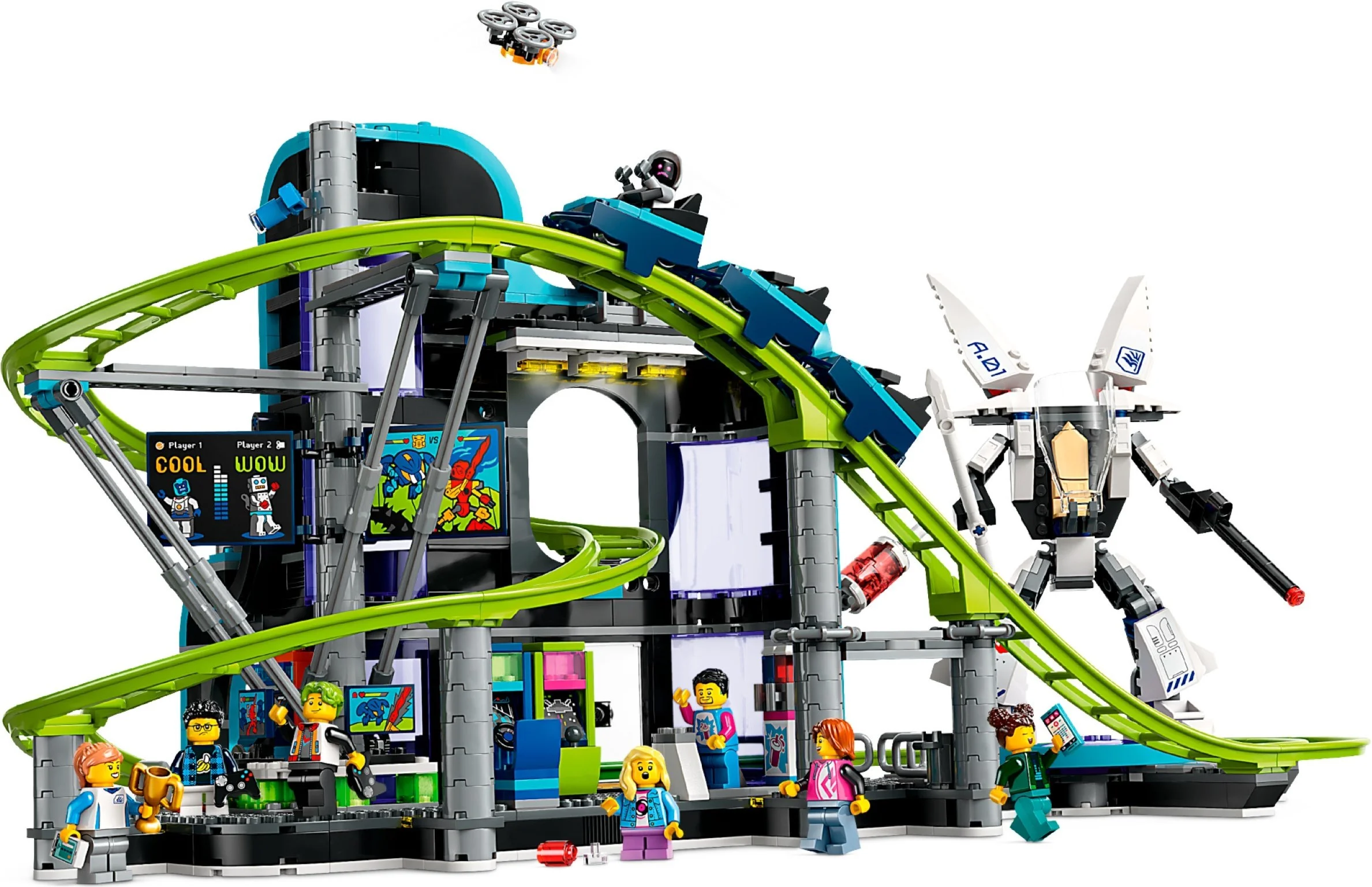 LEGO® 60421 Park Świat Robotów z Rollercoasterem - zdjęcie 1