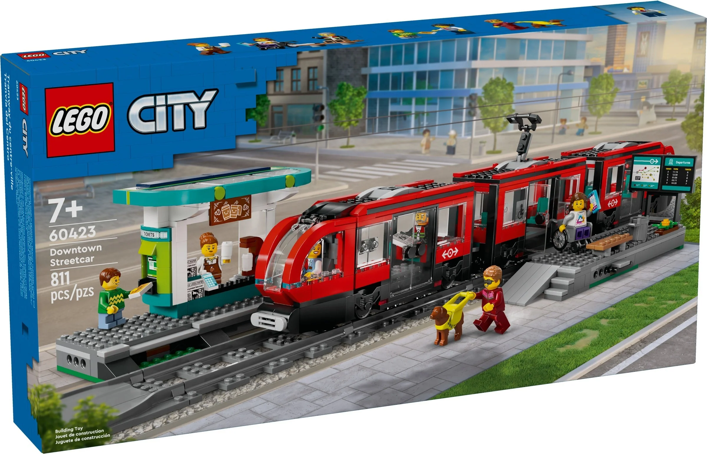 LEGO® 60423 Tramwaj miejski ze stacją