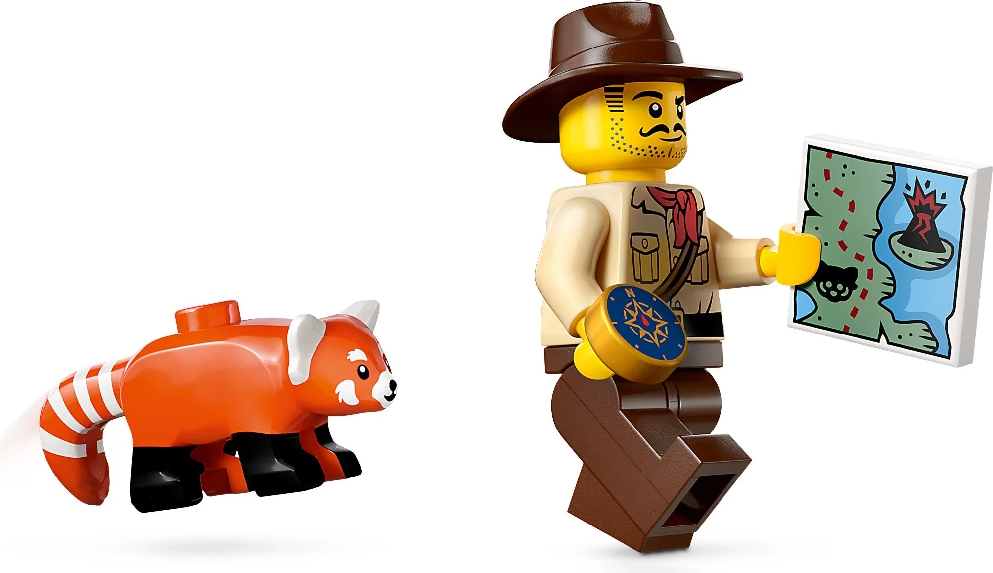 LEGO® 60424 Quad badacza dżungli z pandą czerwoną - zdjęcie 4