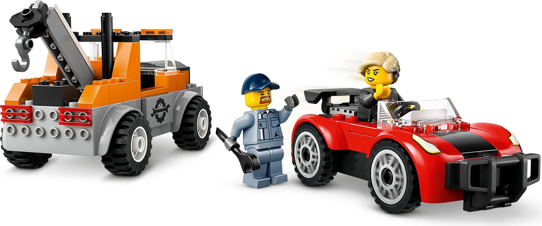 LEGO® 60435 City Samochód Pomocy Drogowej i Naprawa Sportowego Auta - zdjęcie 2
