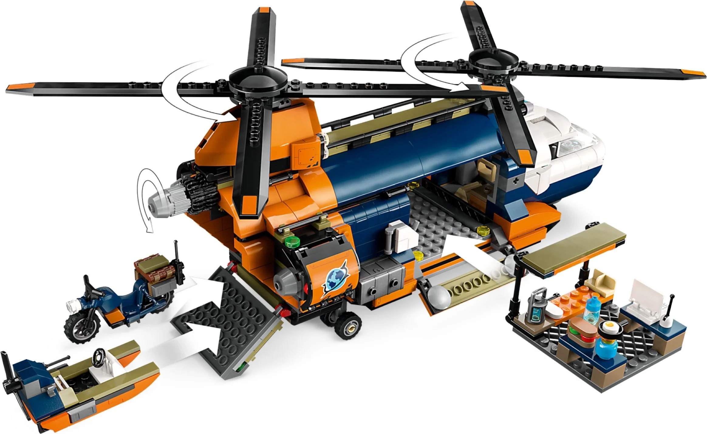 LEGO® 60437 Helikopter badaczy dżungli w bazie - zdjęcie 5
