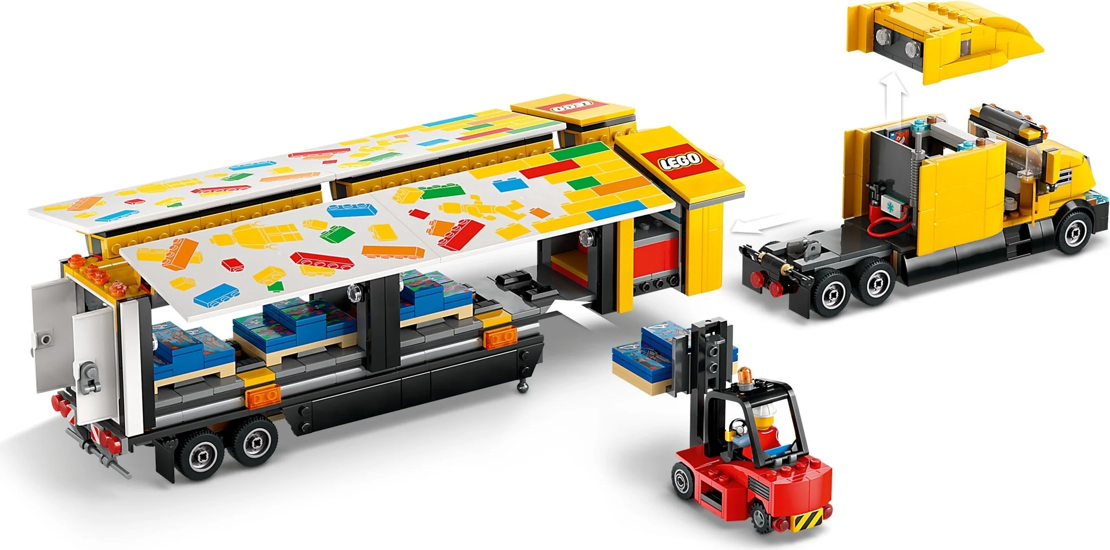LEGO® 60440 Żółta ciężarówka dostawcza - zdjęcie 3