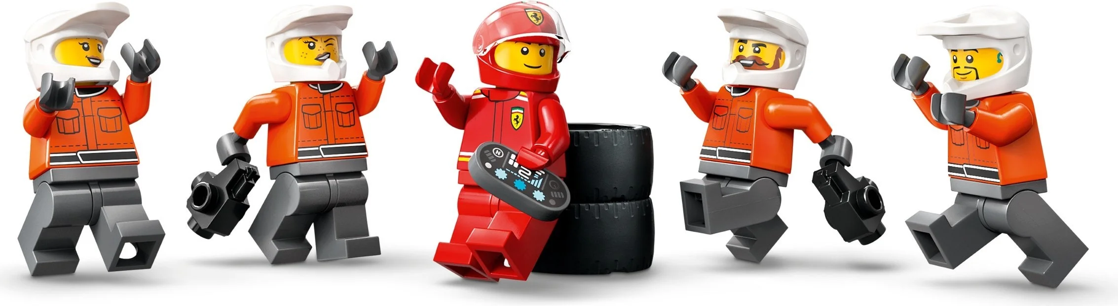 LEGO® 60443 F1® Pit stop i mechanika z bolidem Ferrari - zdjęcie 4
