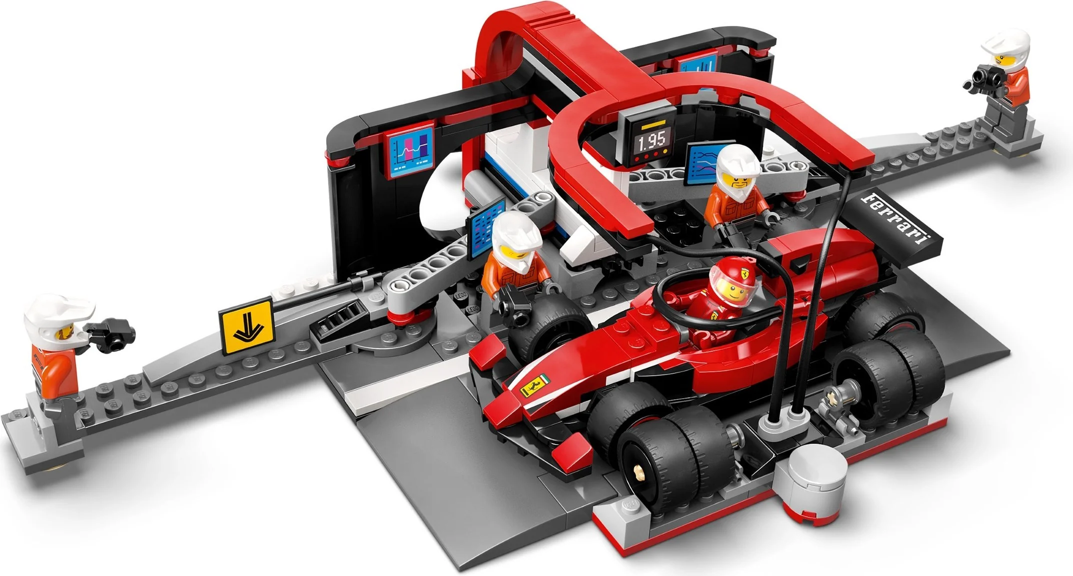 LEGO® 60443 F1® Pit stop i mechanika z bolidem Ferrari - zdjęcie 6