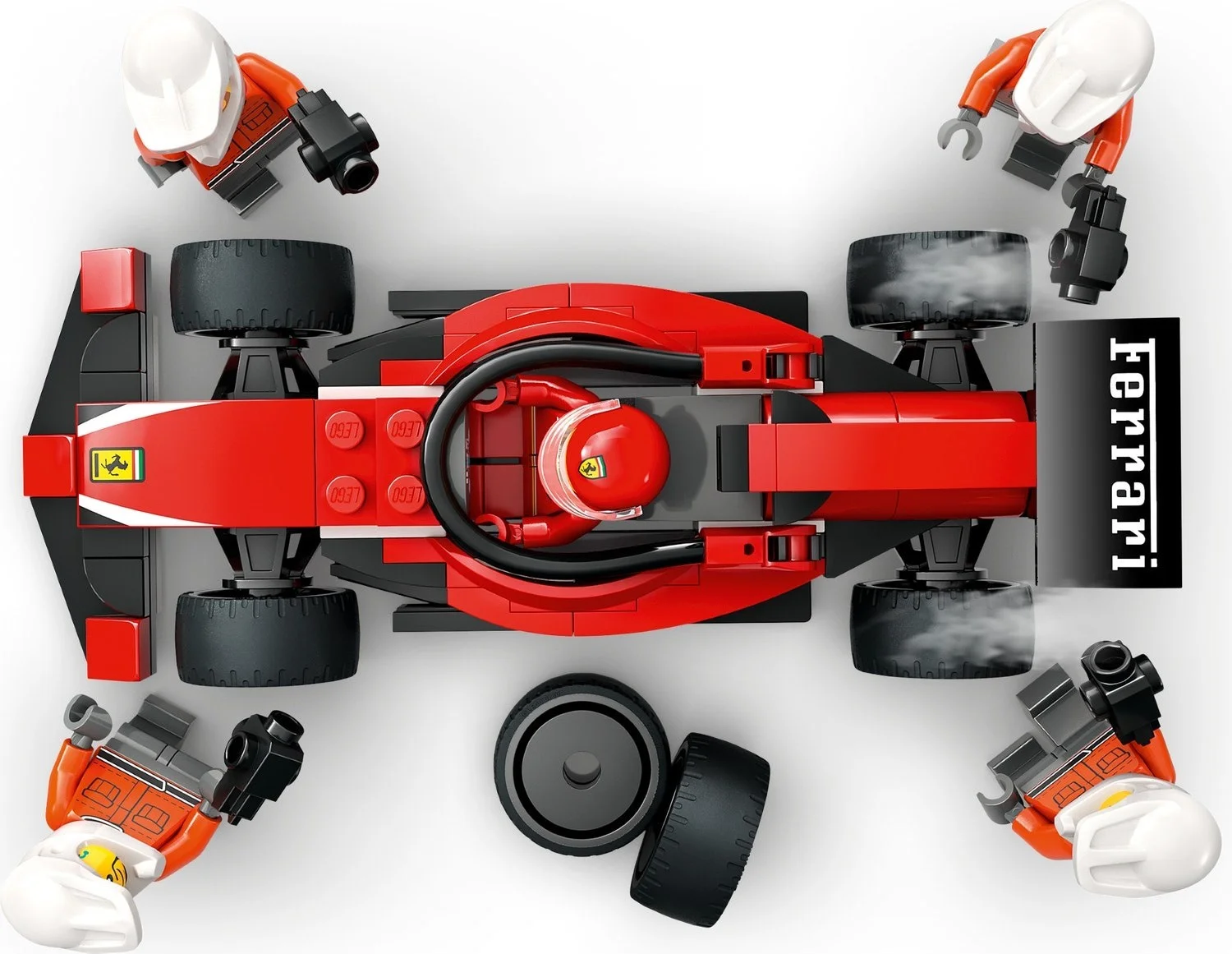 LEGO® 60443 F1® Pit stop i mechanika z bolidem Ferrari - zdjęcie 7