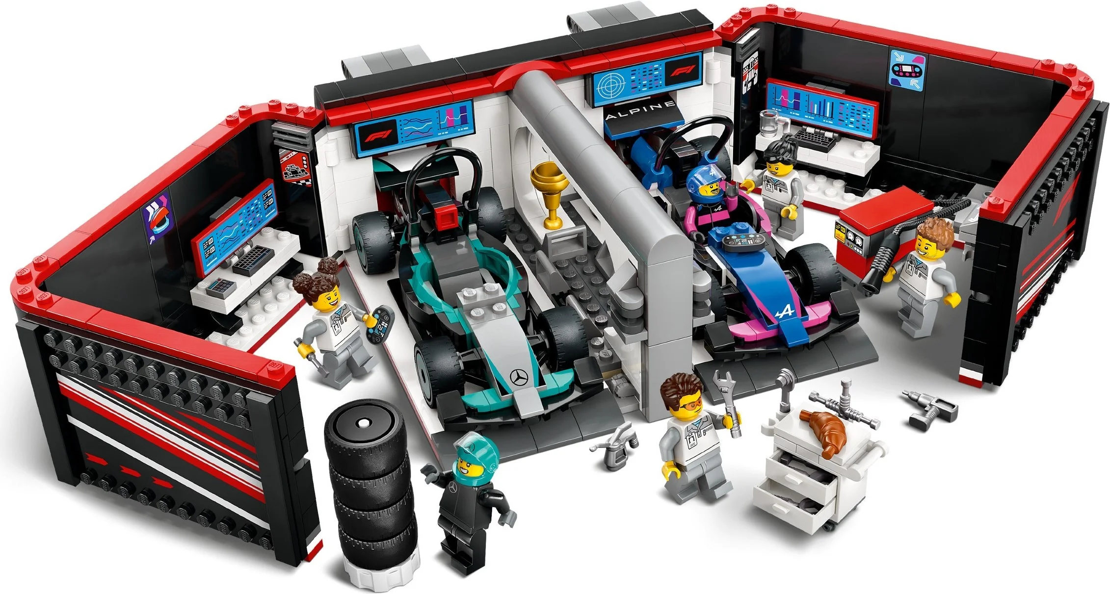 LEGO® 60444 F1® Garaż i bolidy Mercedes - AMG i Alpine - zdjęcie 5