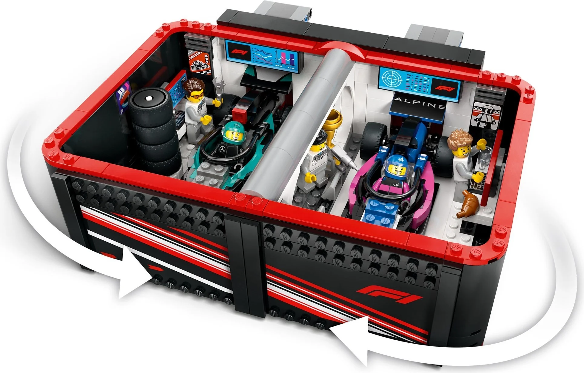 LEGO® 60444 F1® Garaż i bolidy Mercedes - AMG i Alpine - zdjęcie 7