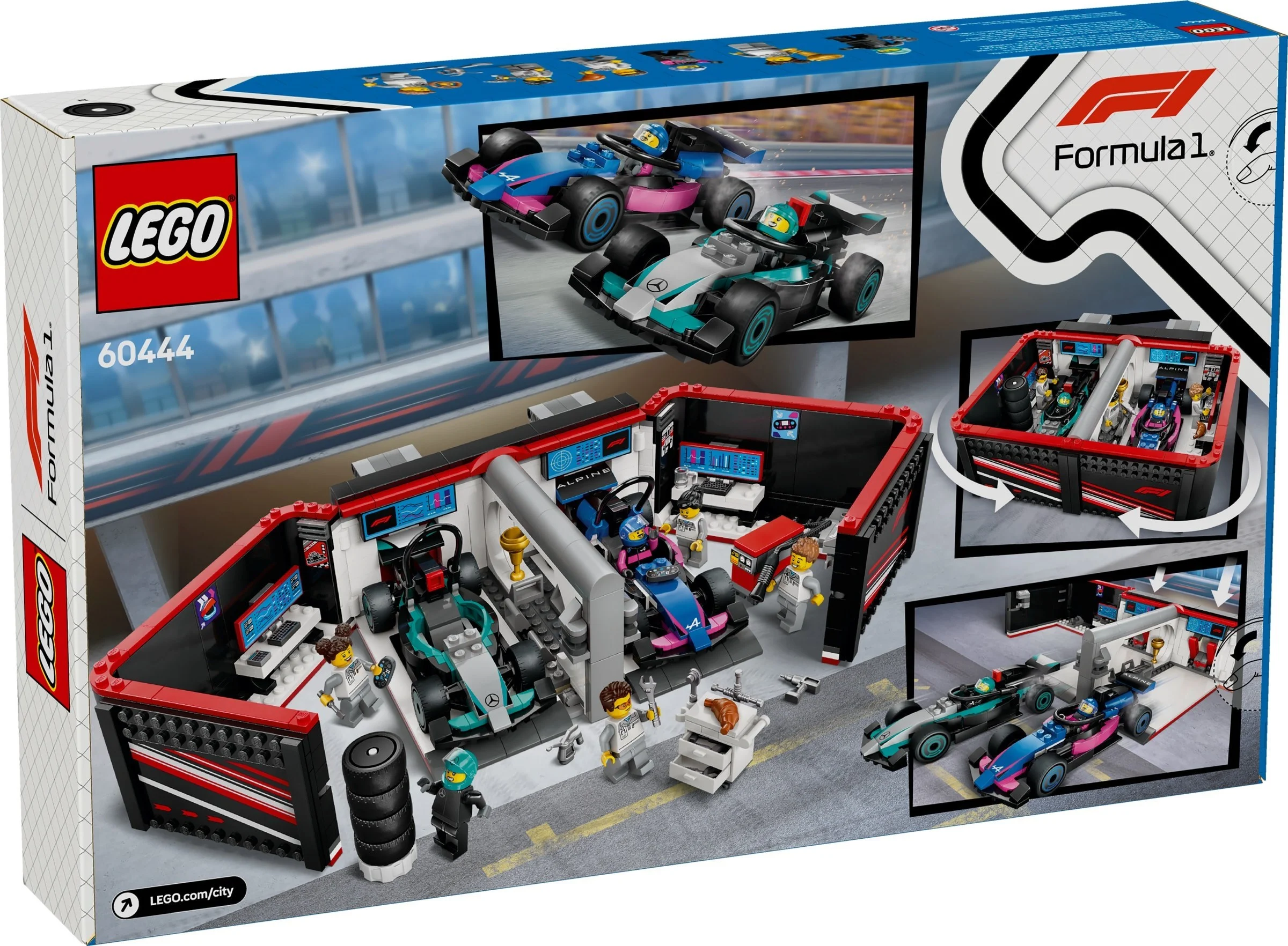 LEGO® 60444 F1® Garaż i bolidy Mercedes - AMG i Alpine - zdjęcie 1