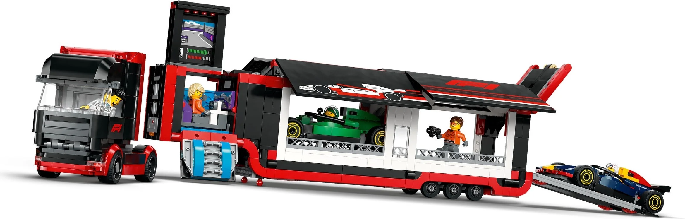 LEGO® 60445 F1® Ciężarówka z bolidami RB20 i AMR24 F1® - zdjęcie 5