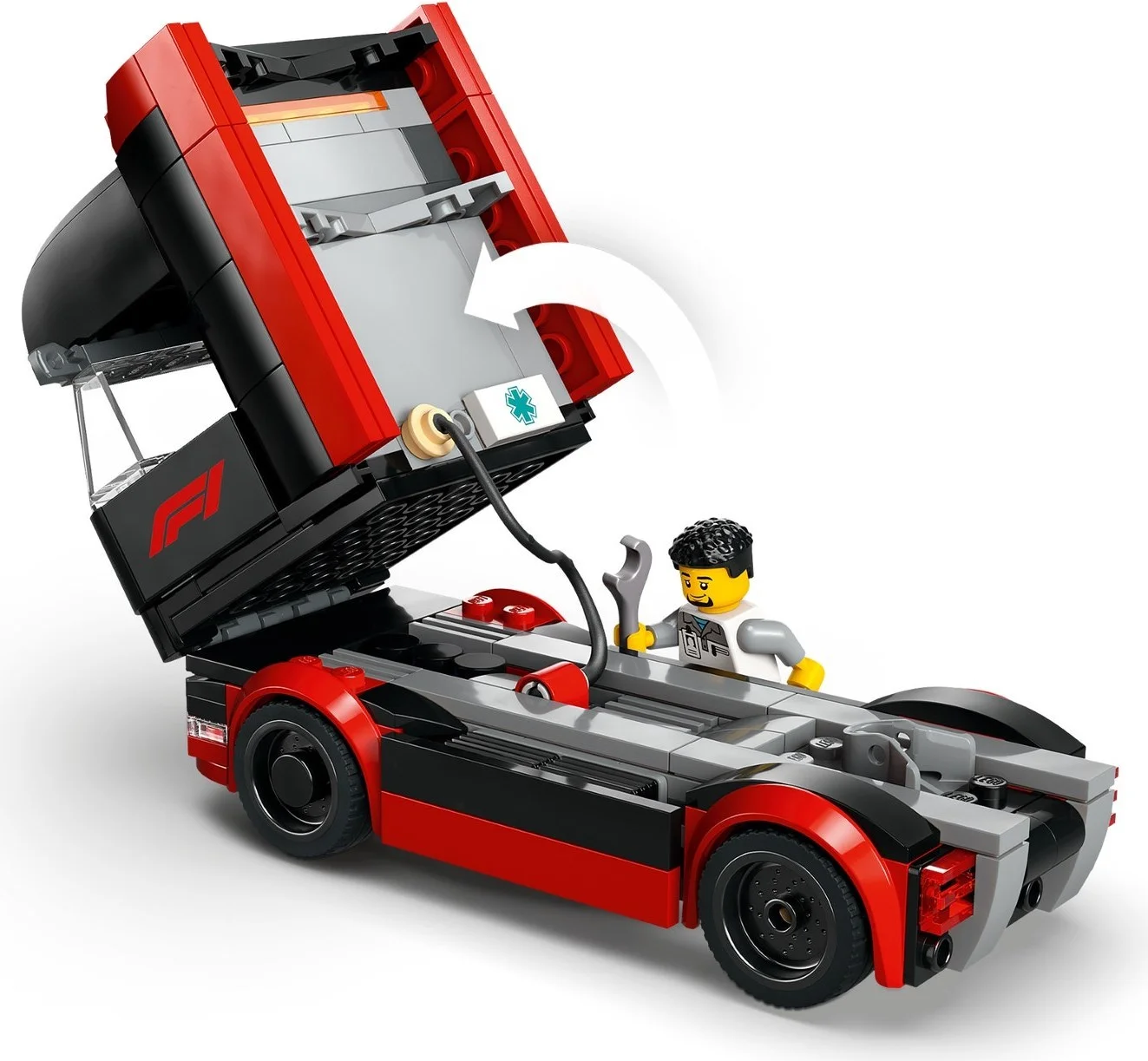 LEGO® 60445 F1® Ciężarówka z bolidami RB20 i AMR24 F1® - zdjęcie 7