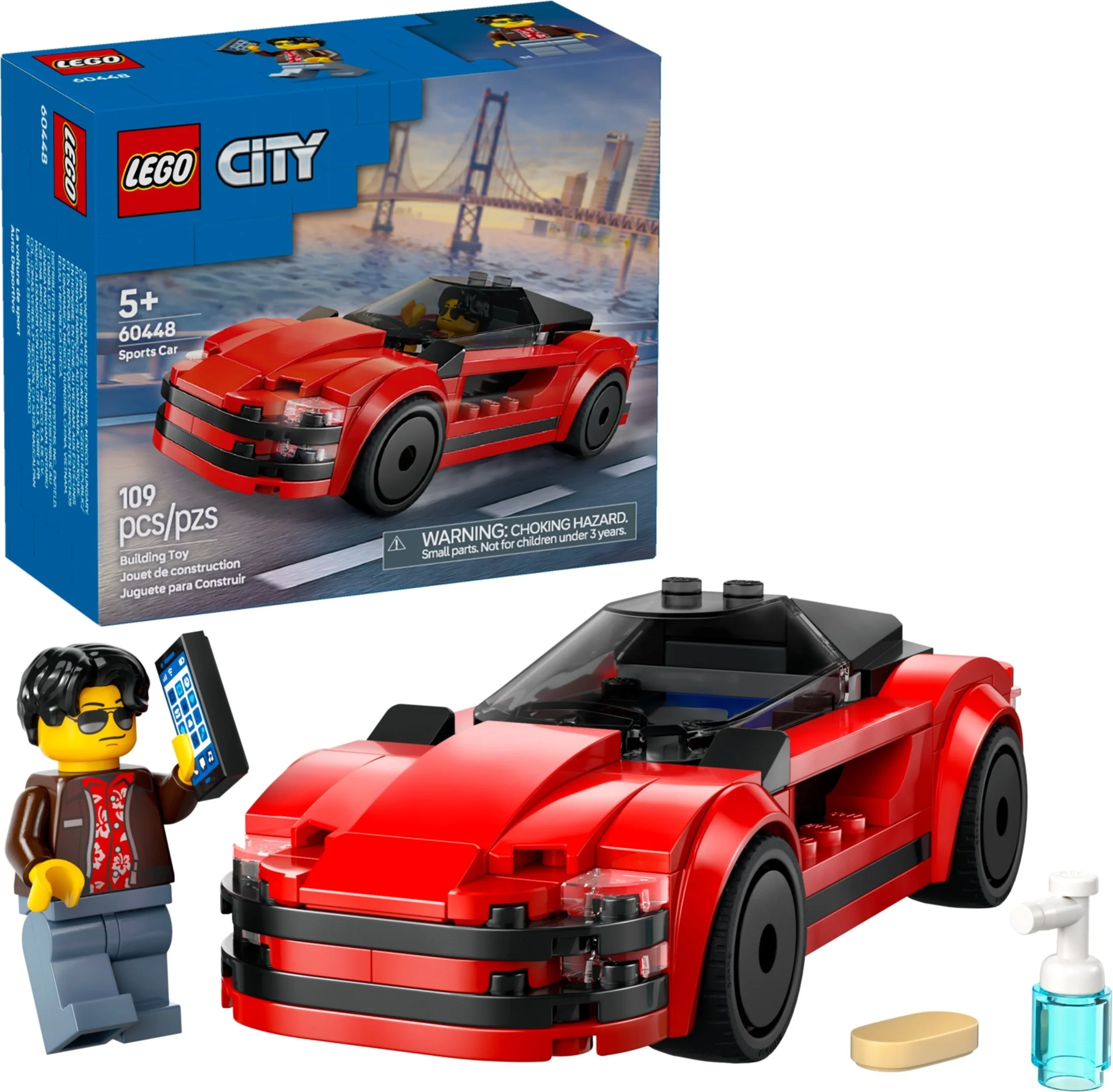 LEGO® 60448 Czerwony samochód sportowy - zdjęcie 4