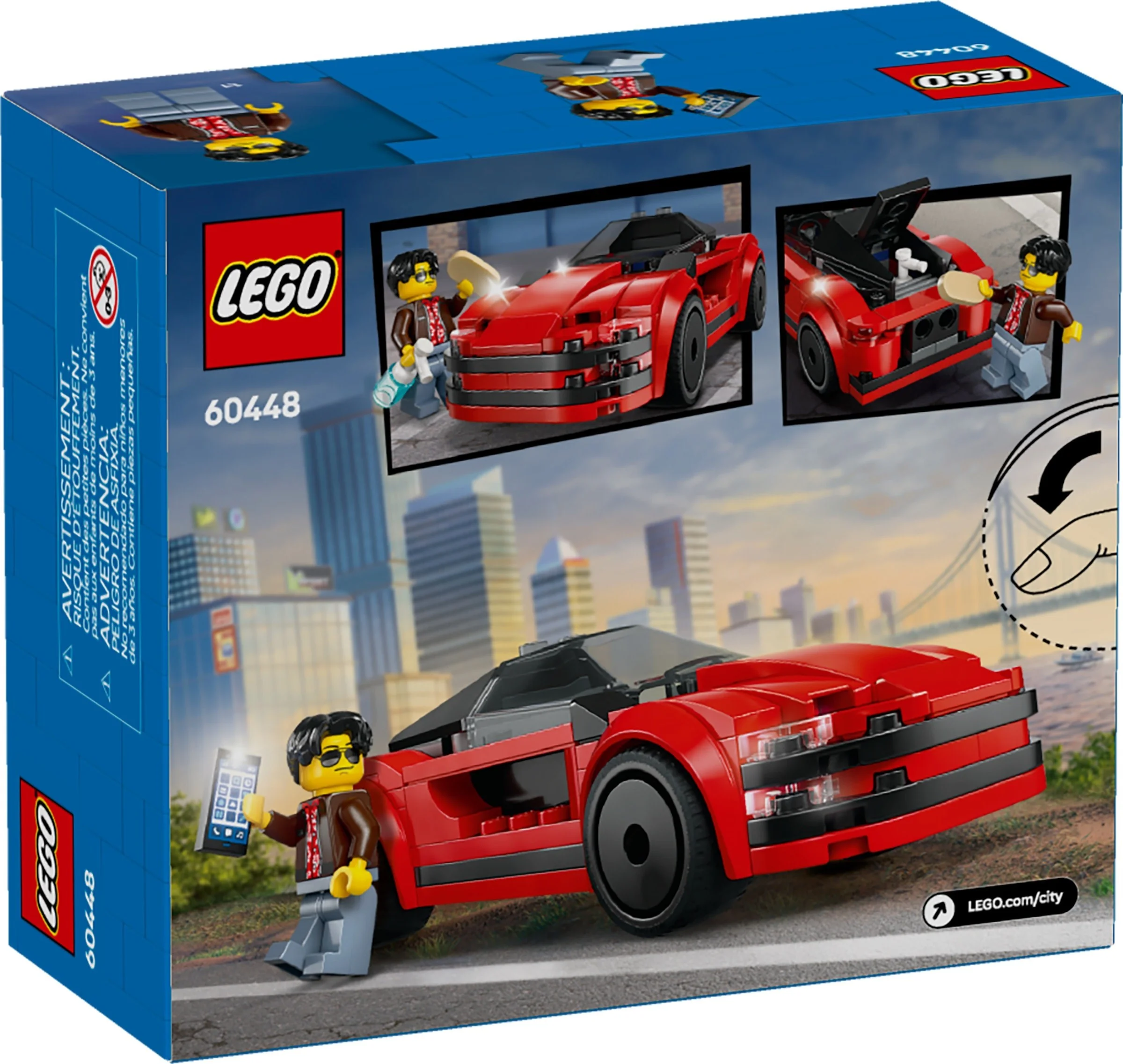LEGO® 60448 Czerwony samochód sportowy