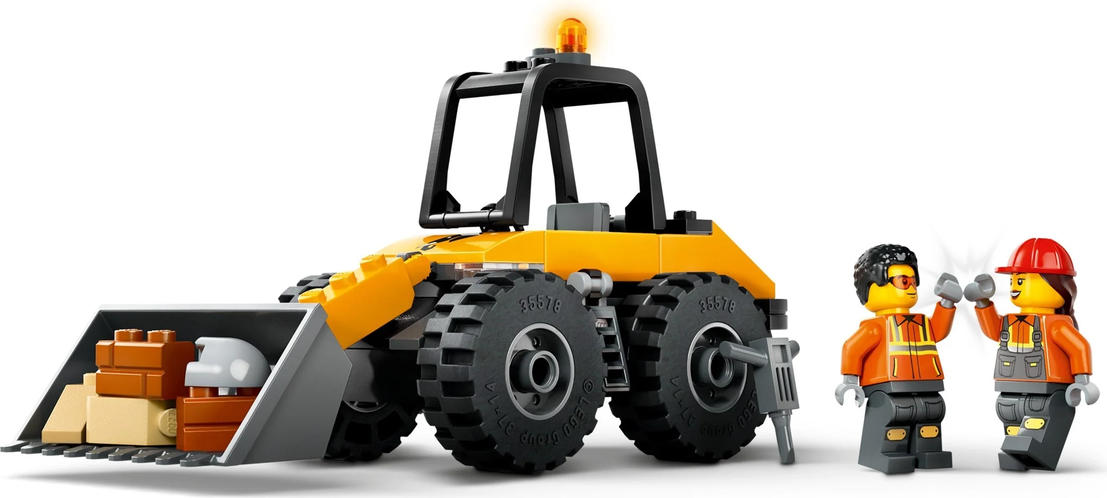 LEGO® 60450 Żółta ładowarka kołowa - zdjęcie 7