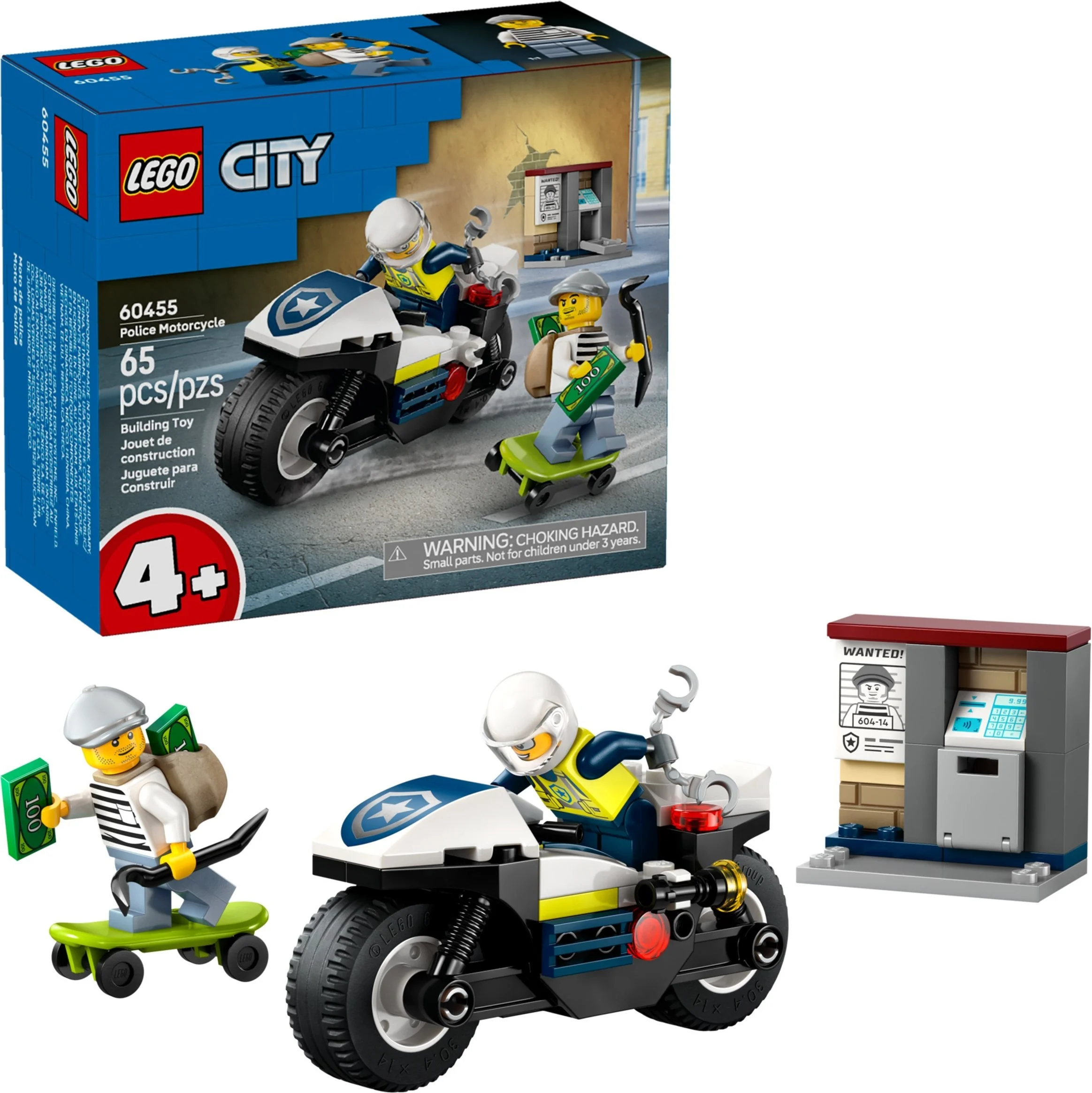 LEGO® 60455 Pościg na motocyklu policyjnym - zdjęcie 3