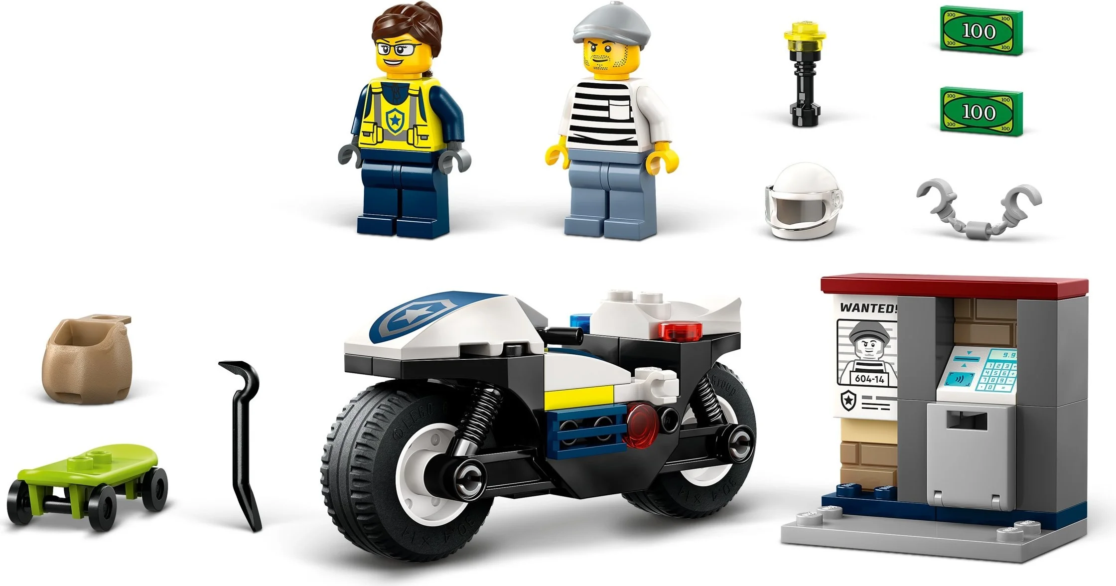 LEGO® 60455 Pościg na motocyklu policyjnym - zdjęcie 7