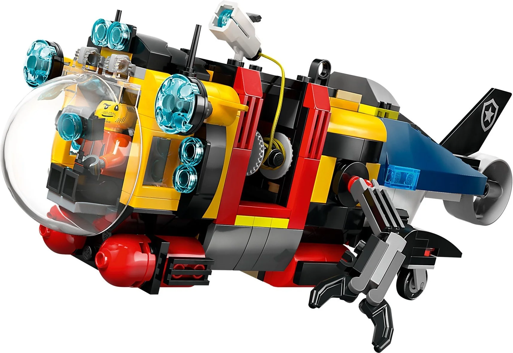 LEGO® 60462 Zestaw z Helikopterem, Wozem Strażackim i Łodzią Podwodną - zdjęcie 3