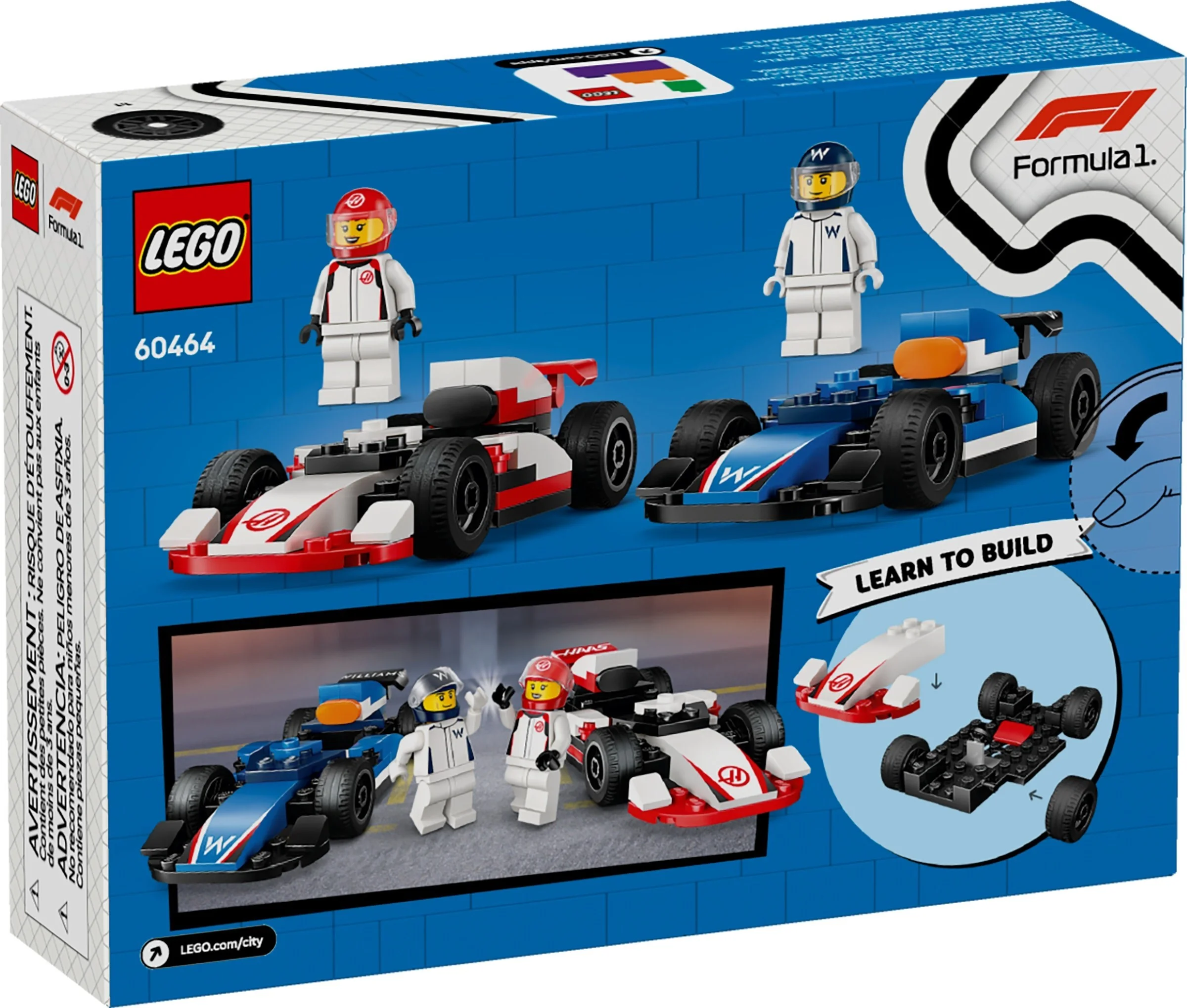 LEGO® 60464 F1® Bolidy Williams Racing i Haas F1® - zdjęcie 2