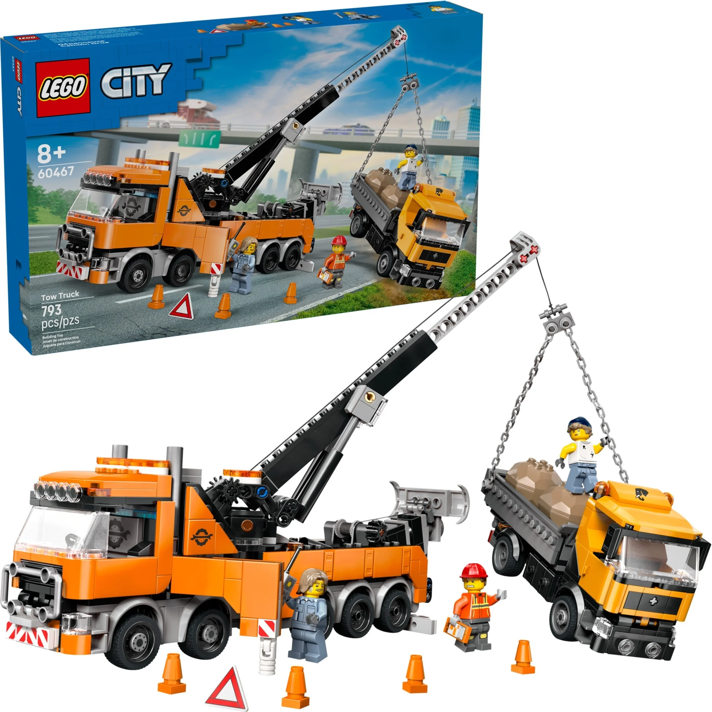 LEGO® 60467 Wóz holowniczy z dźwigiem - zdjęcie 4