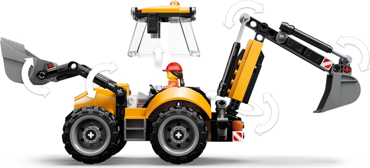 LEGO® 60480 Żółta koparko-ładowarka - zdjęcie 20