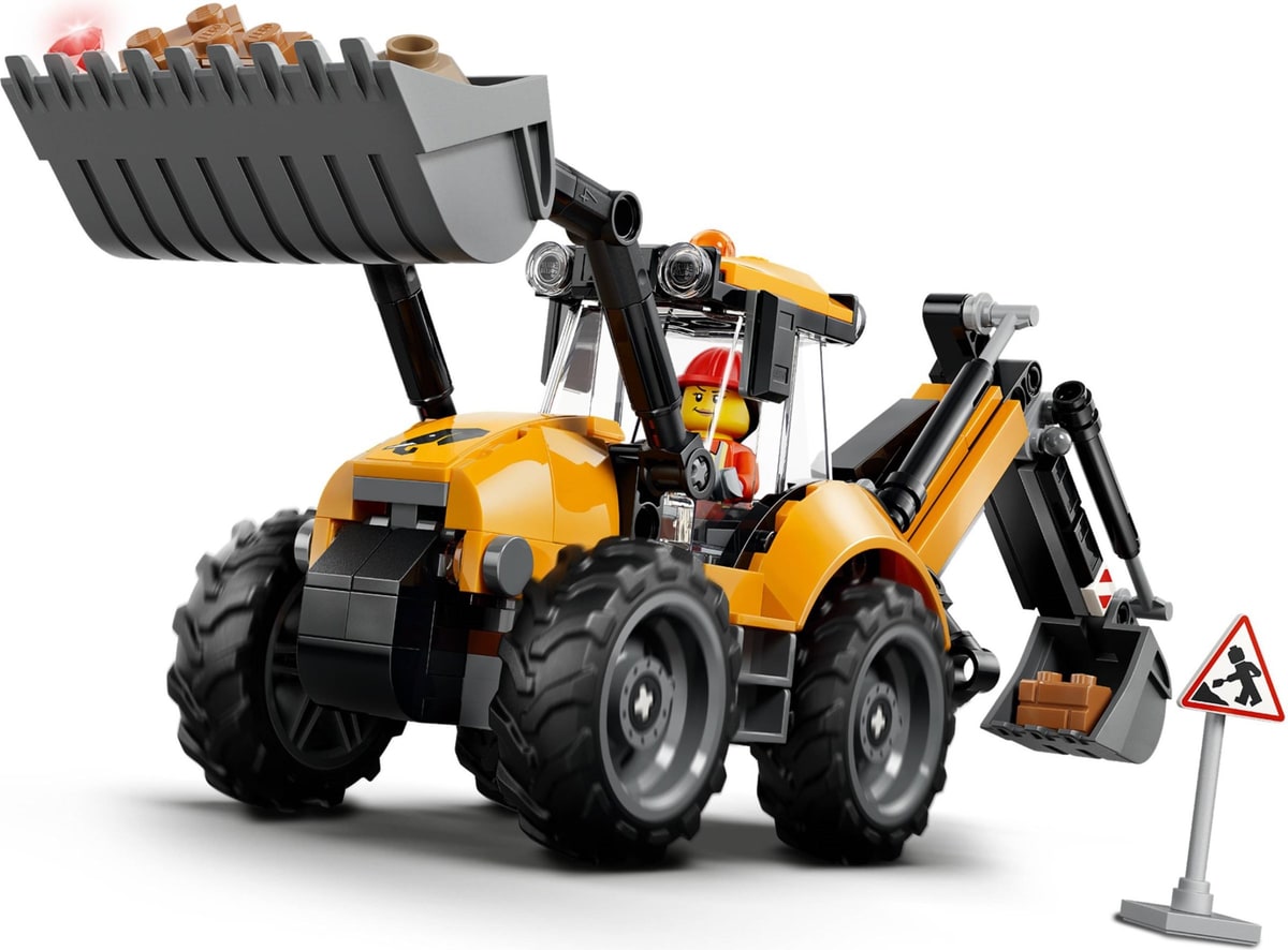 LEGO® 60480 Żółta koparko-ładowarka - zdjęcie 14