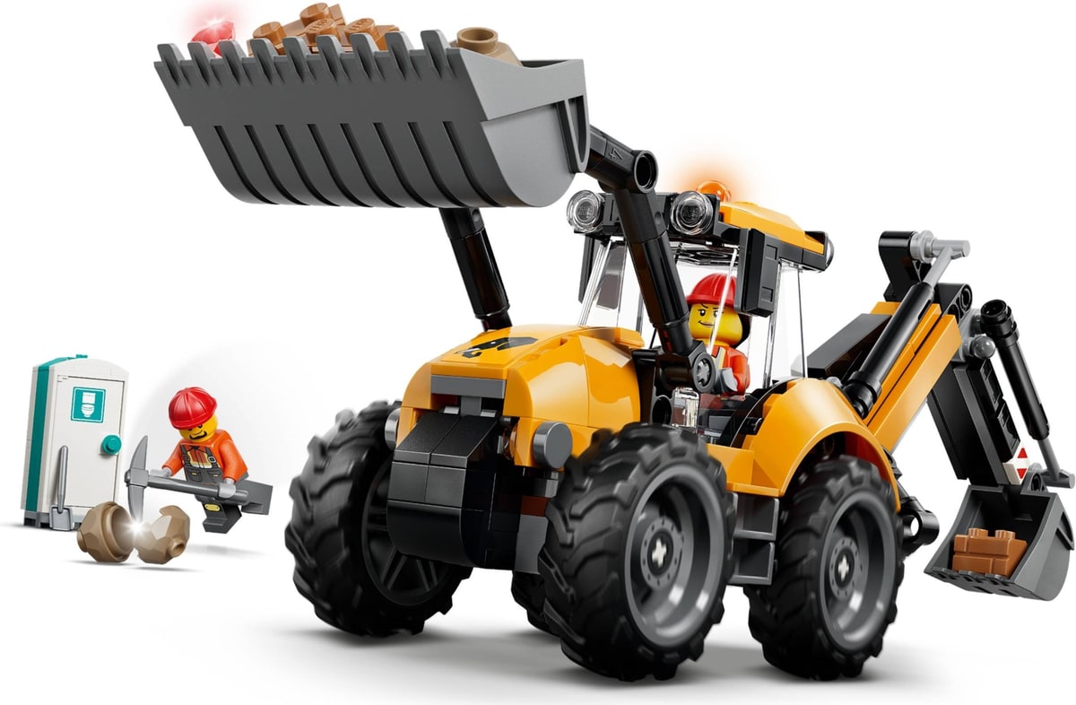 LEGO® 60480 Żółta koparko-ładowarka - zdjęcie 18
