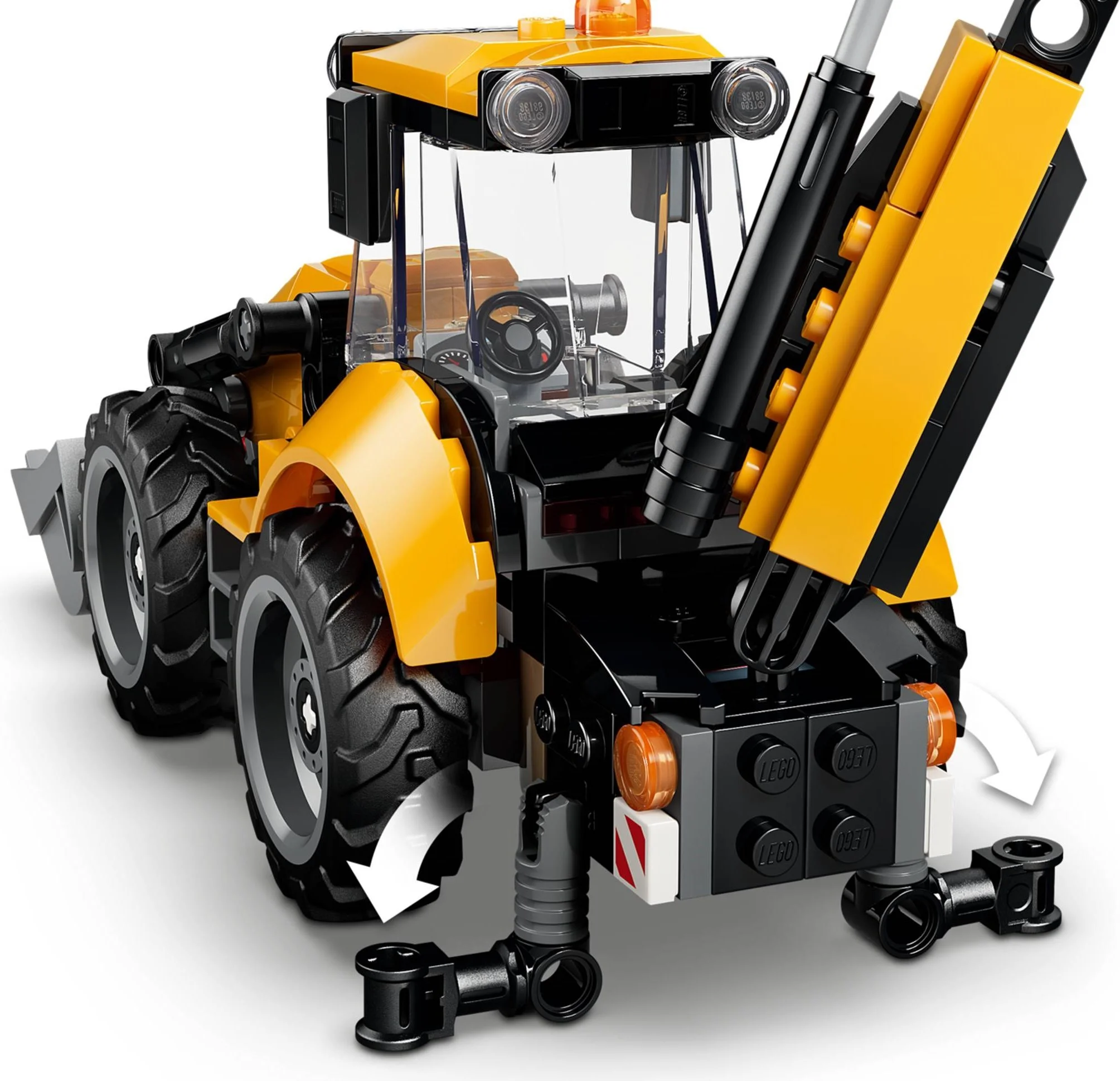 LEGO® 60480 Żółta koparko-ładowarka - zdjęcie 11