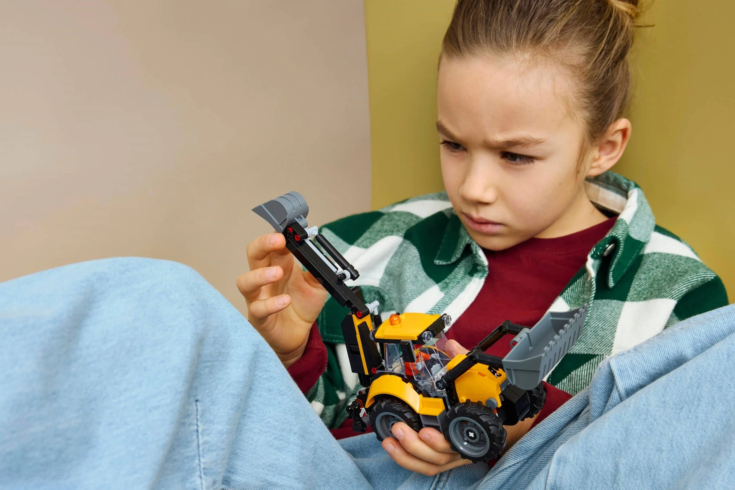 LEGO® 60480 Żółta koparko-ładowarka - zdjęcie 5