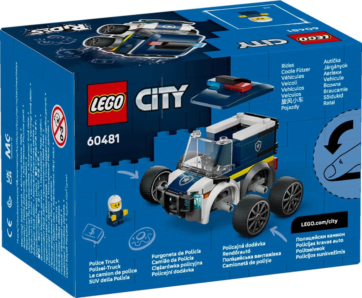 LEGO® 60481 LEGO City Pojazdy - Ciężarówka policyjna - zdjęcie 7