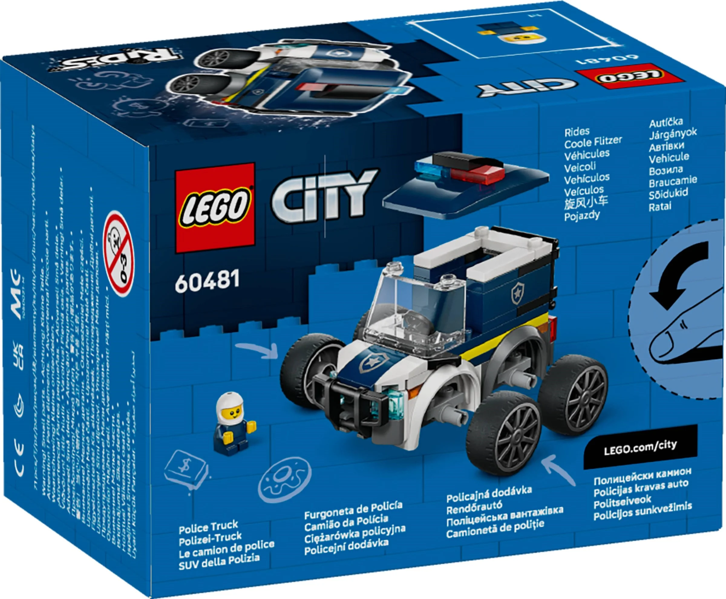 LEGO City Pojazdy - Ciężarówka policyjna