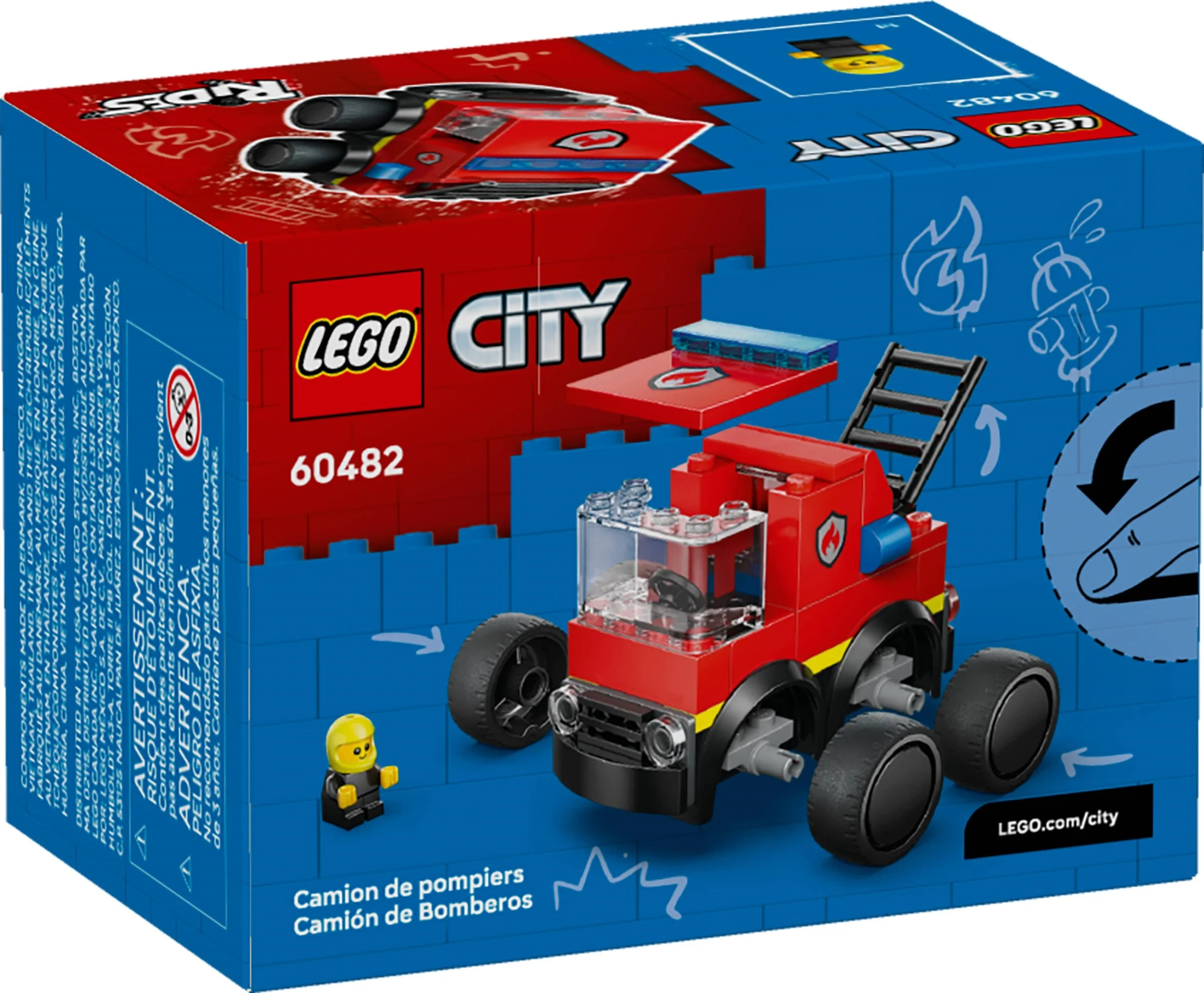 LEGO® 60482 LEGO City Pojazdy - Wóz strażacki - zdjęcie 1