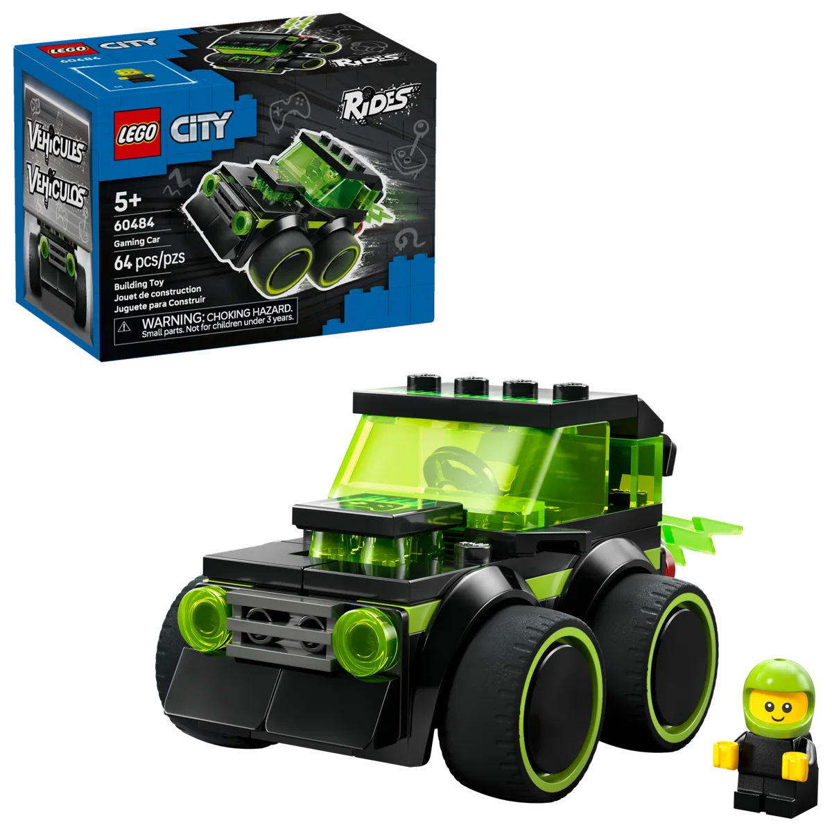 LEGO® 60484 LEGO City Pojazdy - Gamingowa wyścigówka - zdjęcie 8