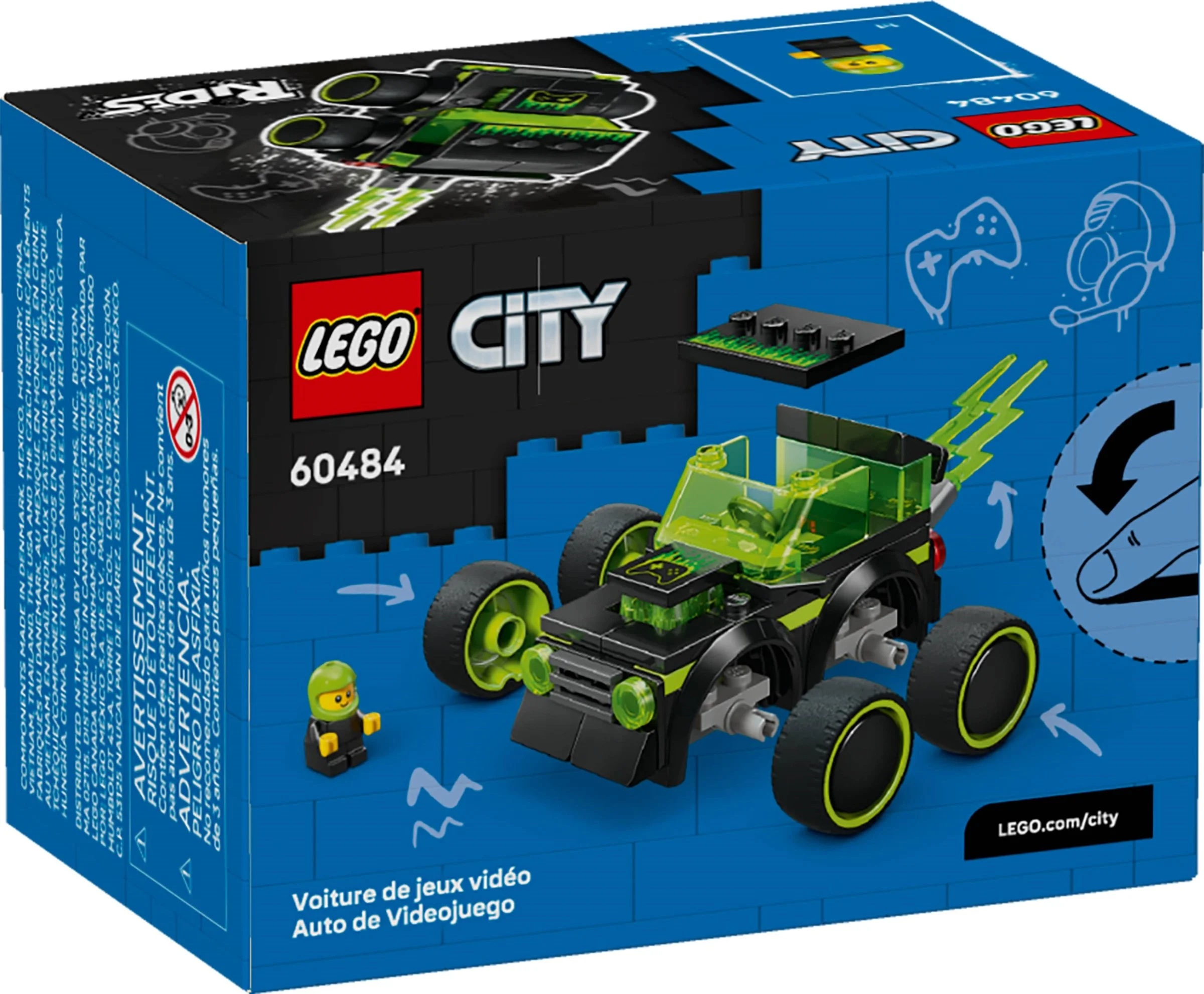 LEGO® 60484 LEGO City Pojazdy - Gamingowa wyścigówka - zdjęcie 11