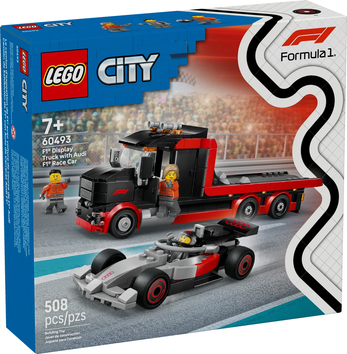 LEGO® 60493 Ciężarówka F1® z bolidem Audi F1® - zdjęcie 4