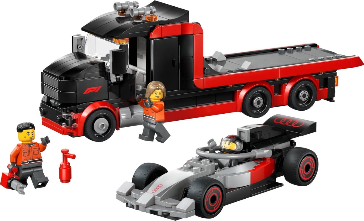 LEGO® 60493 Ciężarówka F1 z bolidem Audi F1 - zdjęcie 8