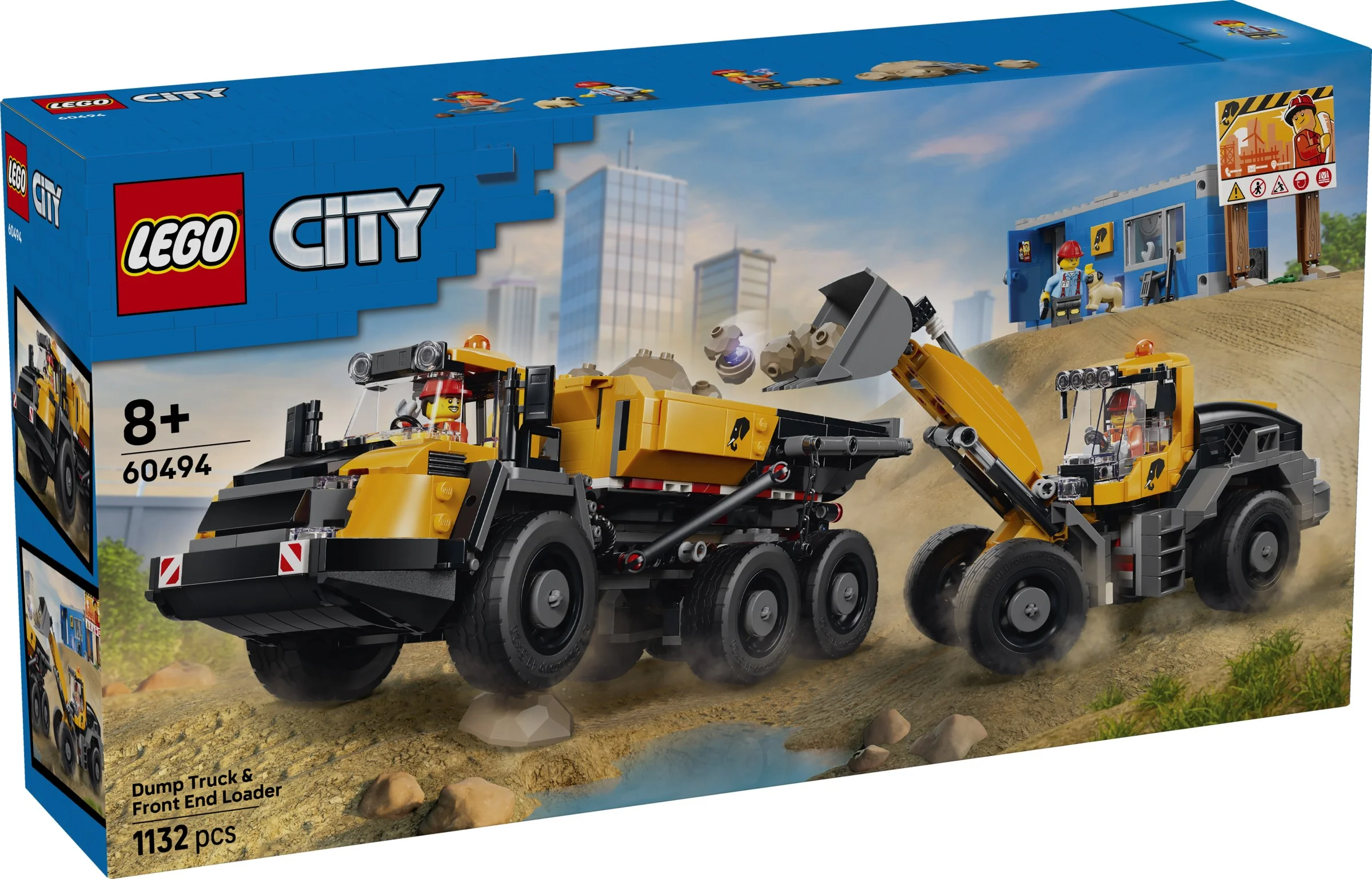 LEGO® 60494 Wywrotka i ładowarka czołowa - zdjęcie 1