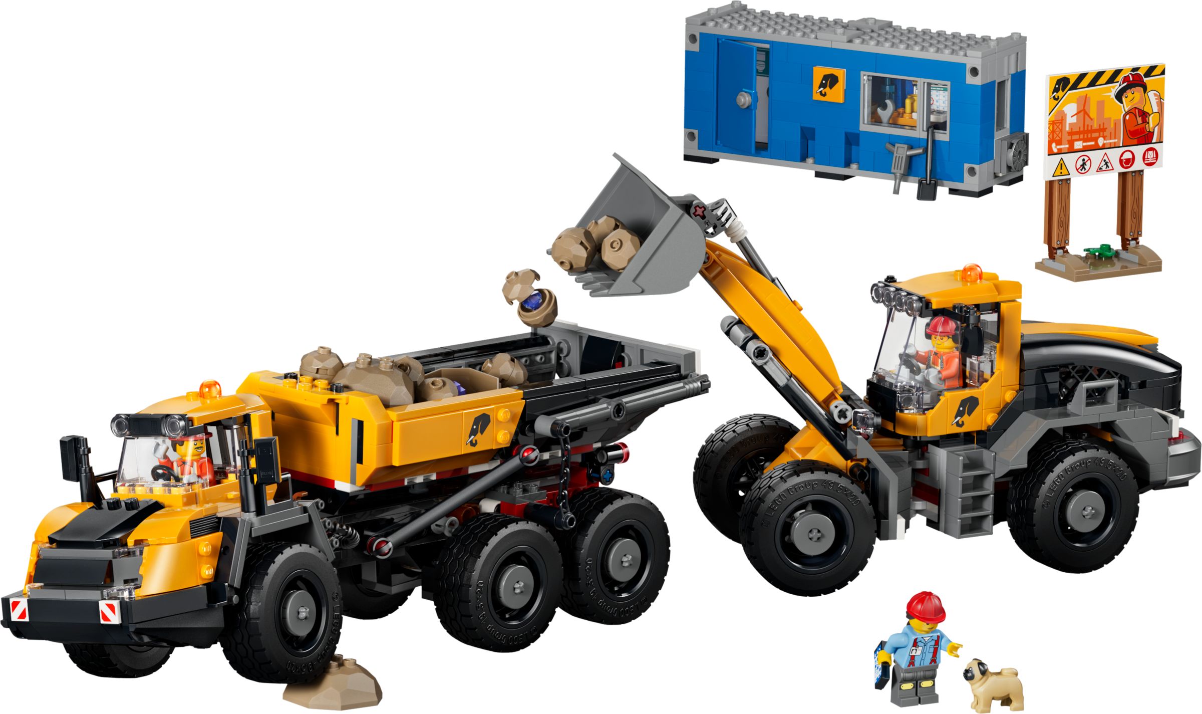 LEGO® 60494 Wywrotka i ładowarka czołowa