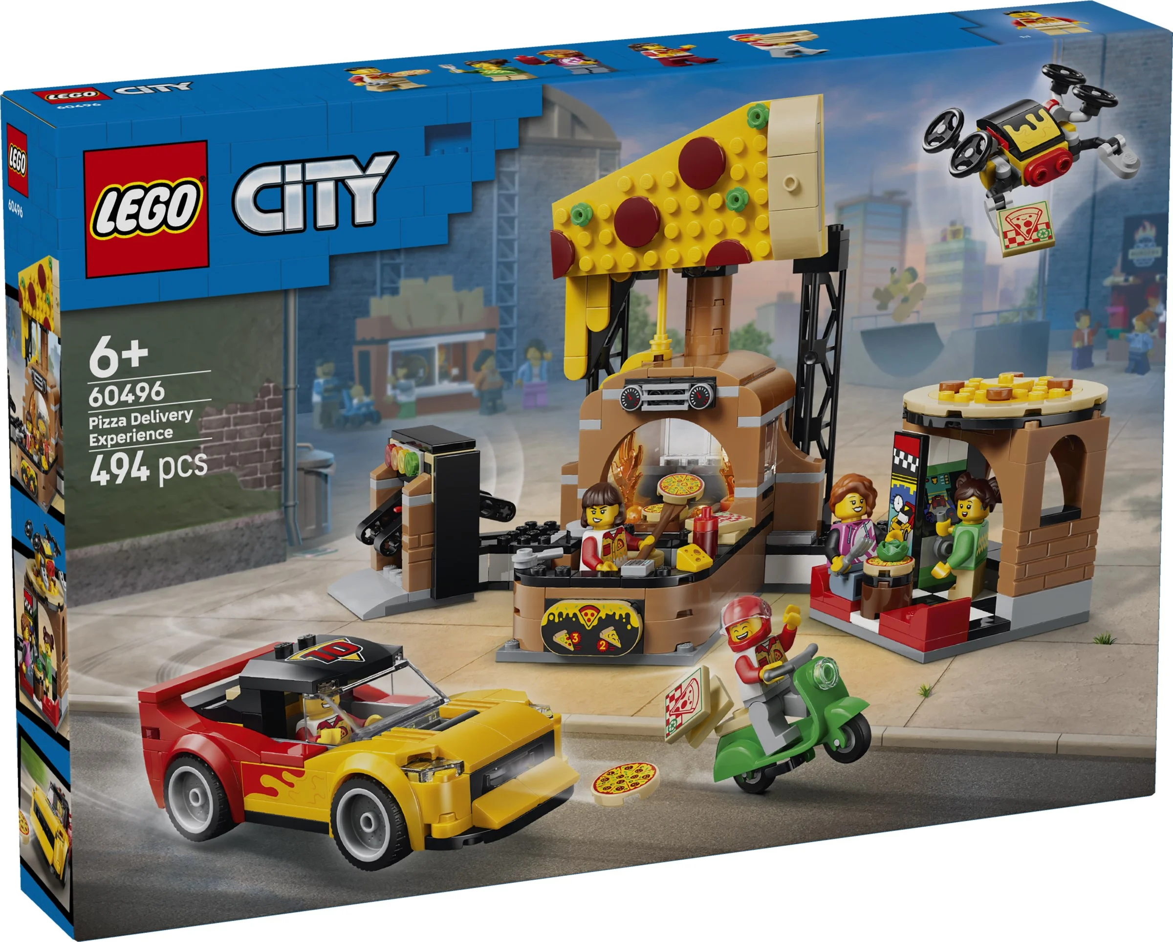 LEGO® 60496 Dostawa pizzy z pojazdami - zdjęcie 1