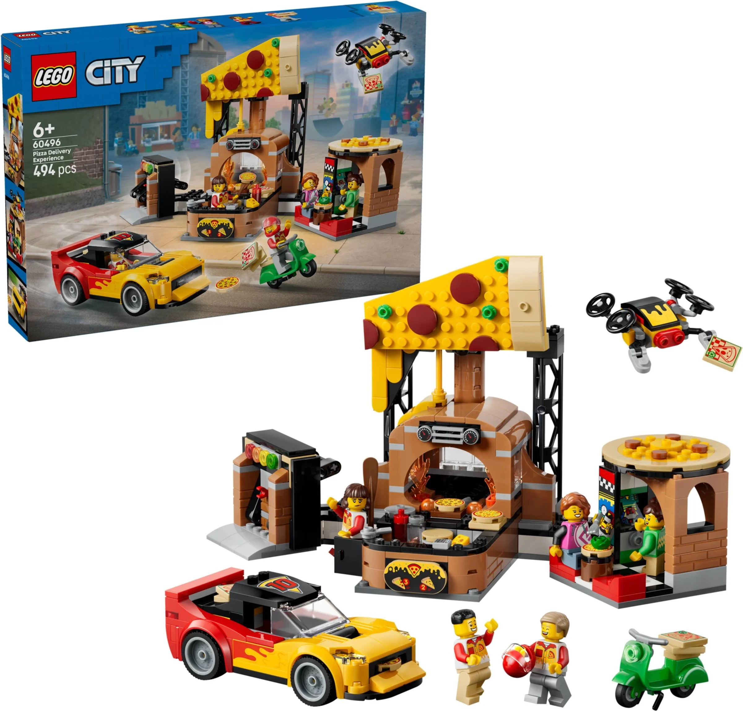 LEGO® 60496 Dostawa pizzy z pojazdami - zdjęcie 3