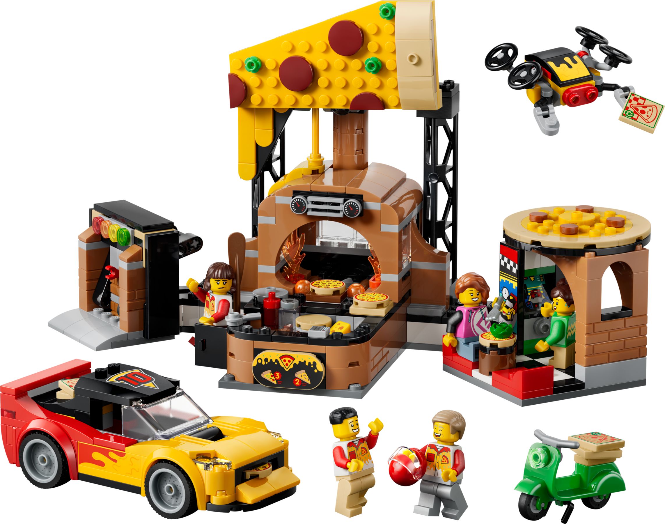 LEGO® 60496 Dostawa pizzy z pojazdami - zdjęcie 1