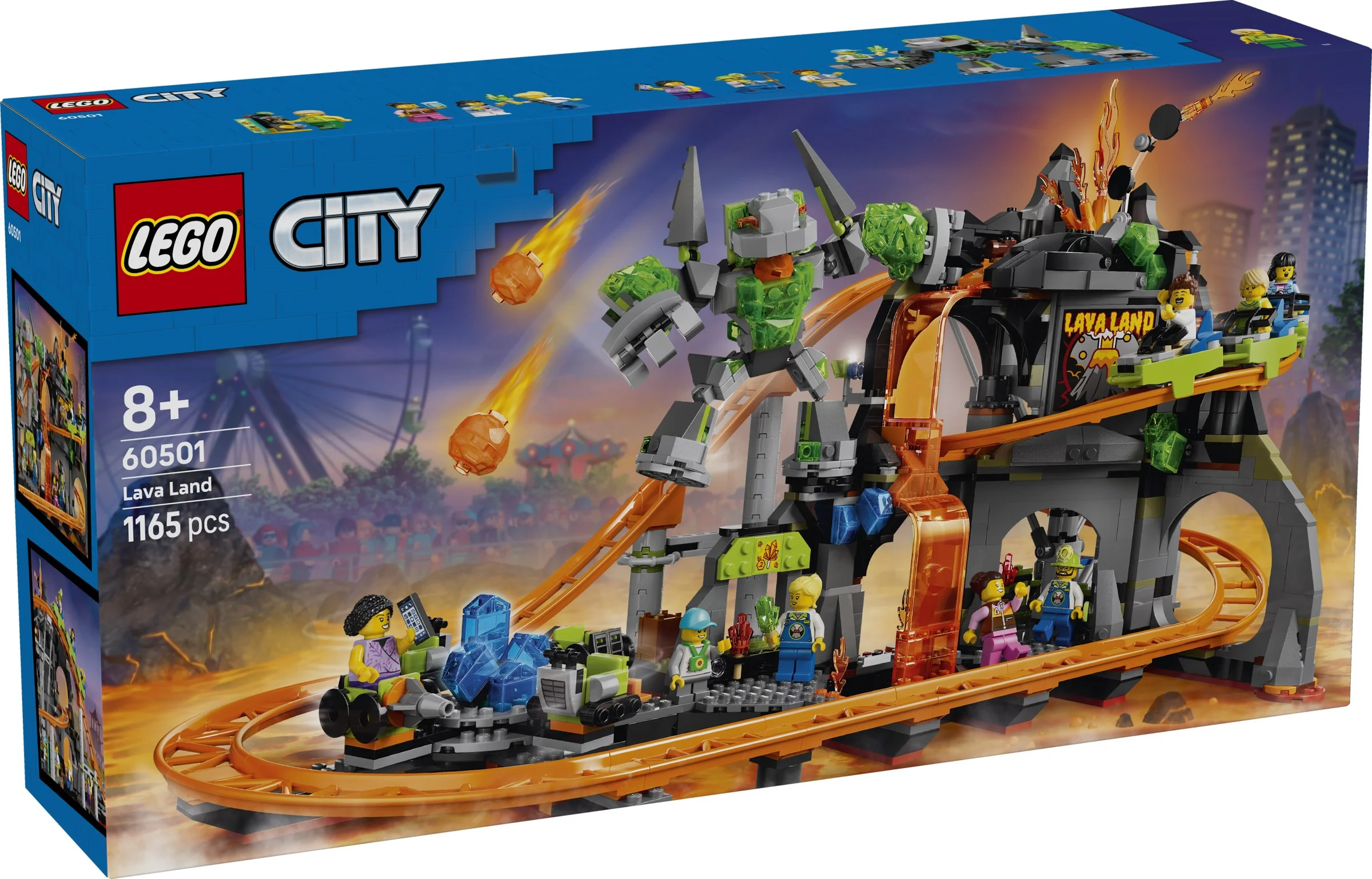 LEGO® 60501 Park rollercoasterów Lava Land - zdjęcie 1