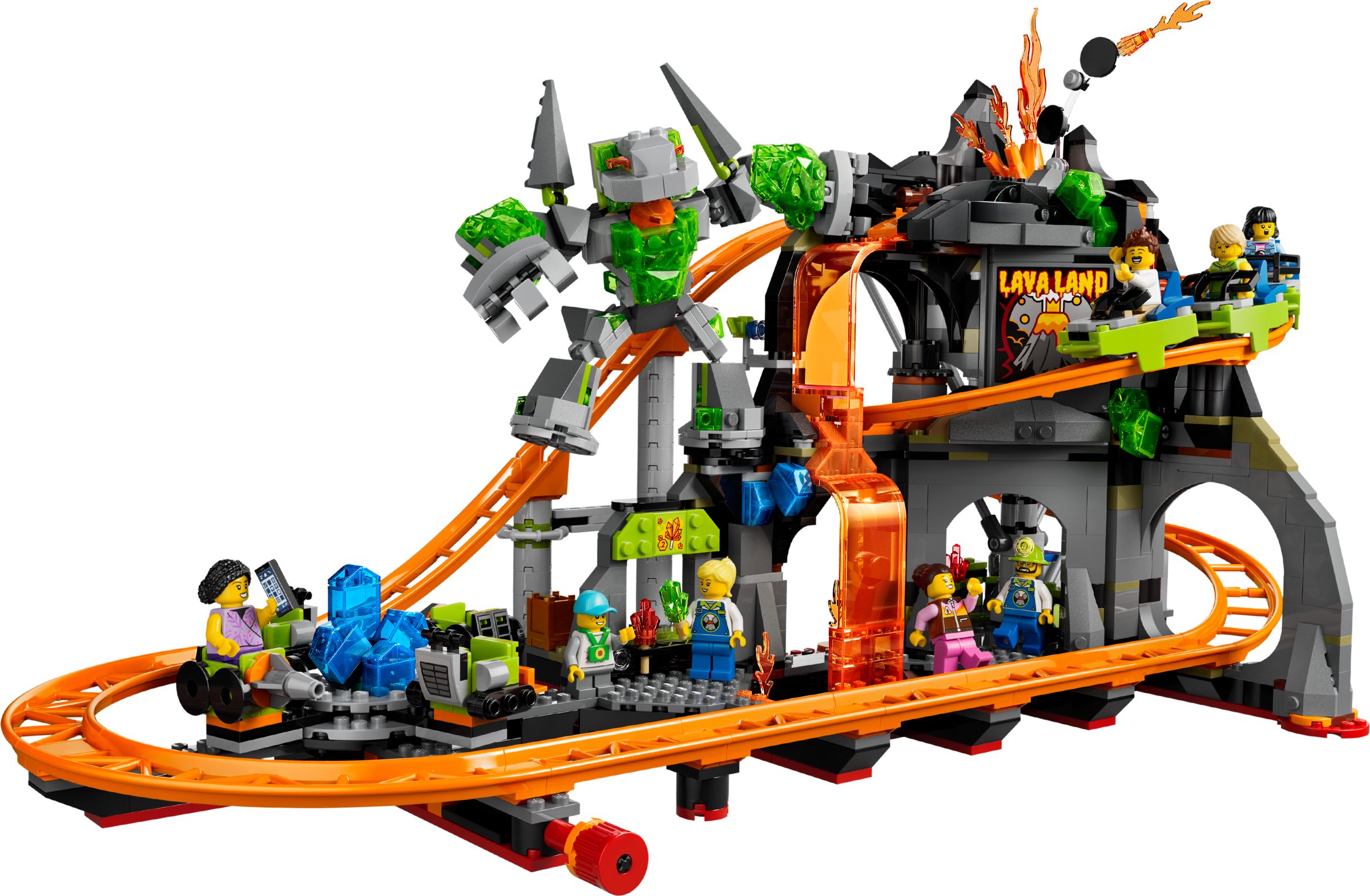 LEGO® 60501 Park rollercoasterów Lava Land