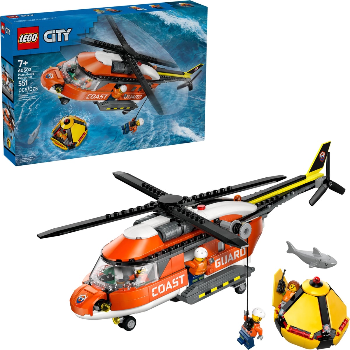 LEGO® 60503 Helikopter straży przybrzeżnej - zdjęcie 6