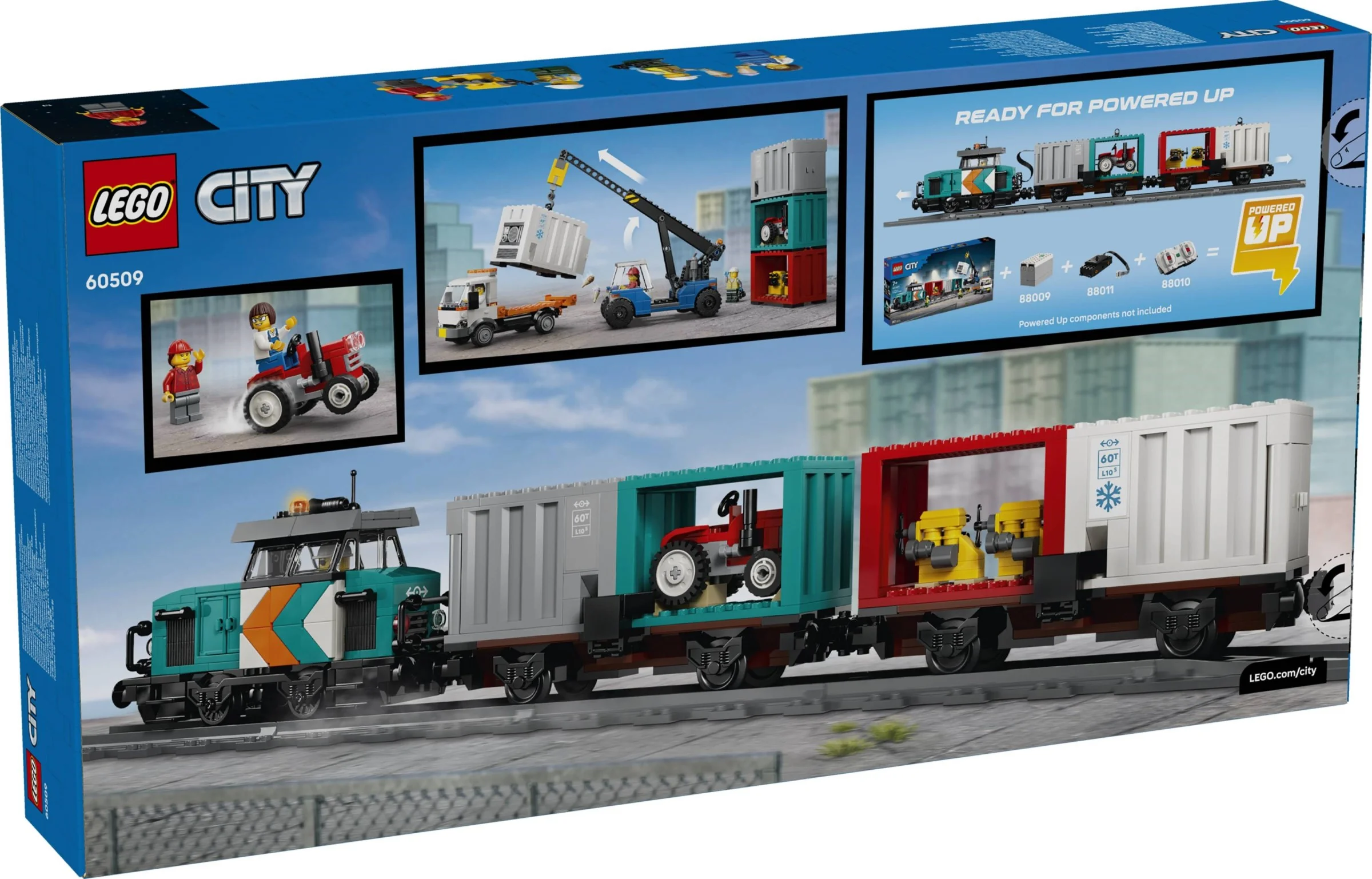 LEGO® 60509 Portowy pociąg towarowy, dźwig i ciężarówka - zdjęcie 2
