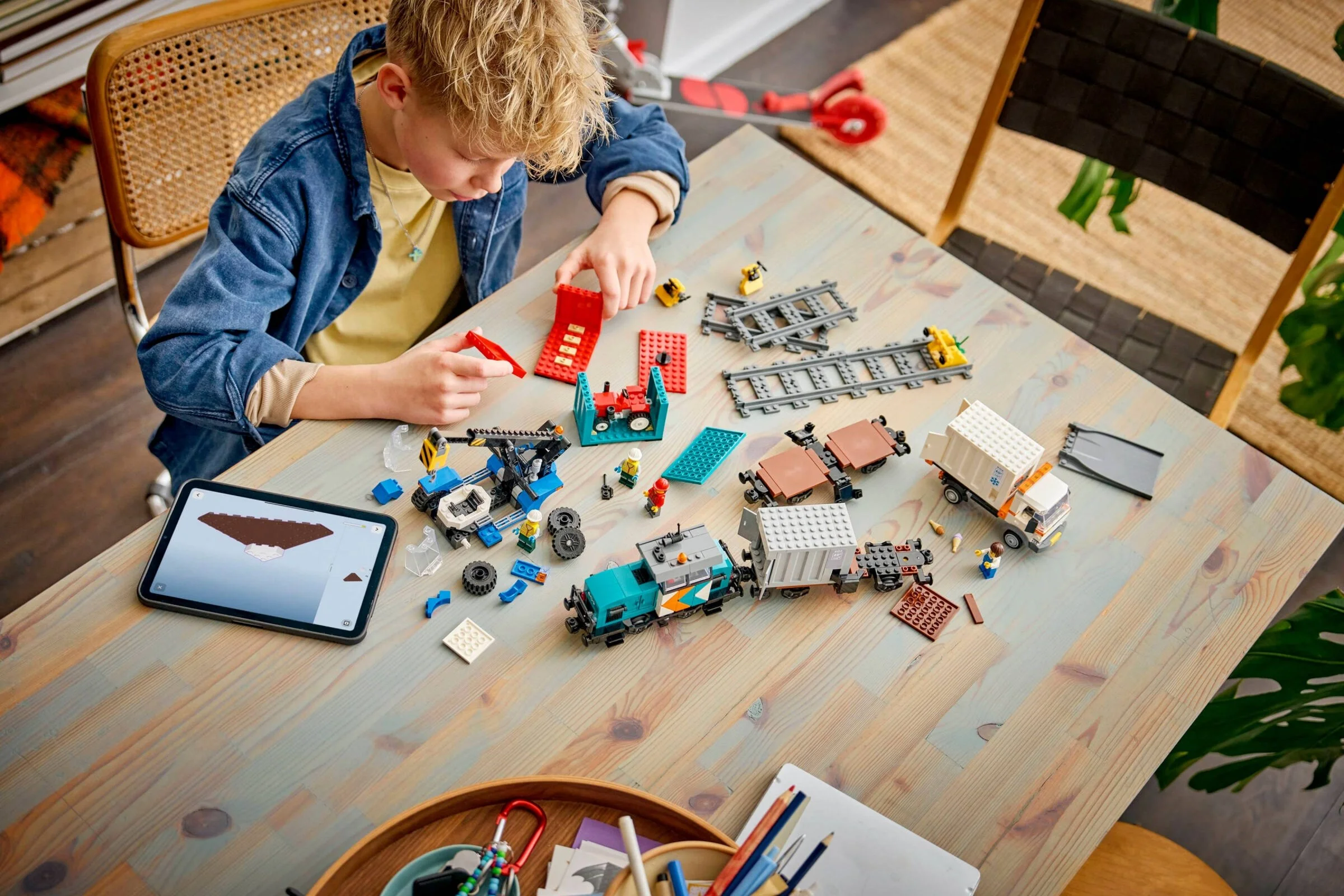 LEGO® 60509 Portowy pociąg towarowy, dźwig i ciężarówka - zdjęcie 4
